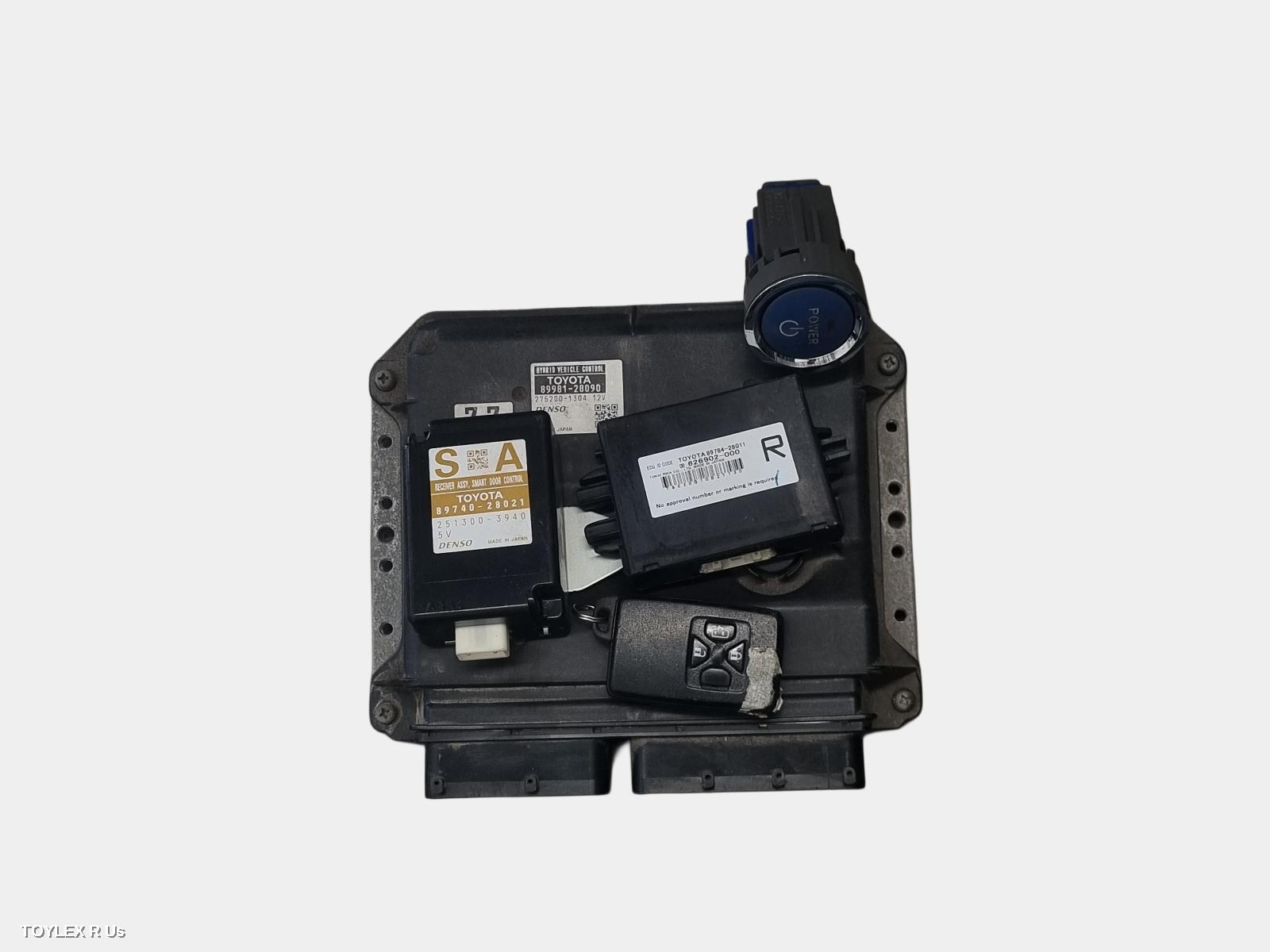 TOYOTA ESTIMA 2014 Ecu ENGINE ECU, 2.4, PETROL, 2AZ-FE, SEC SET (ECU/IMM/READER/KEY), XR50, 05-19 (IMPORT)