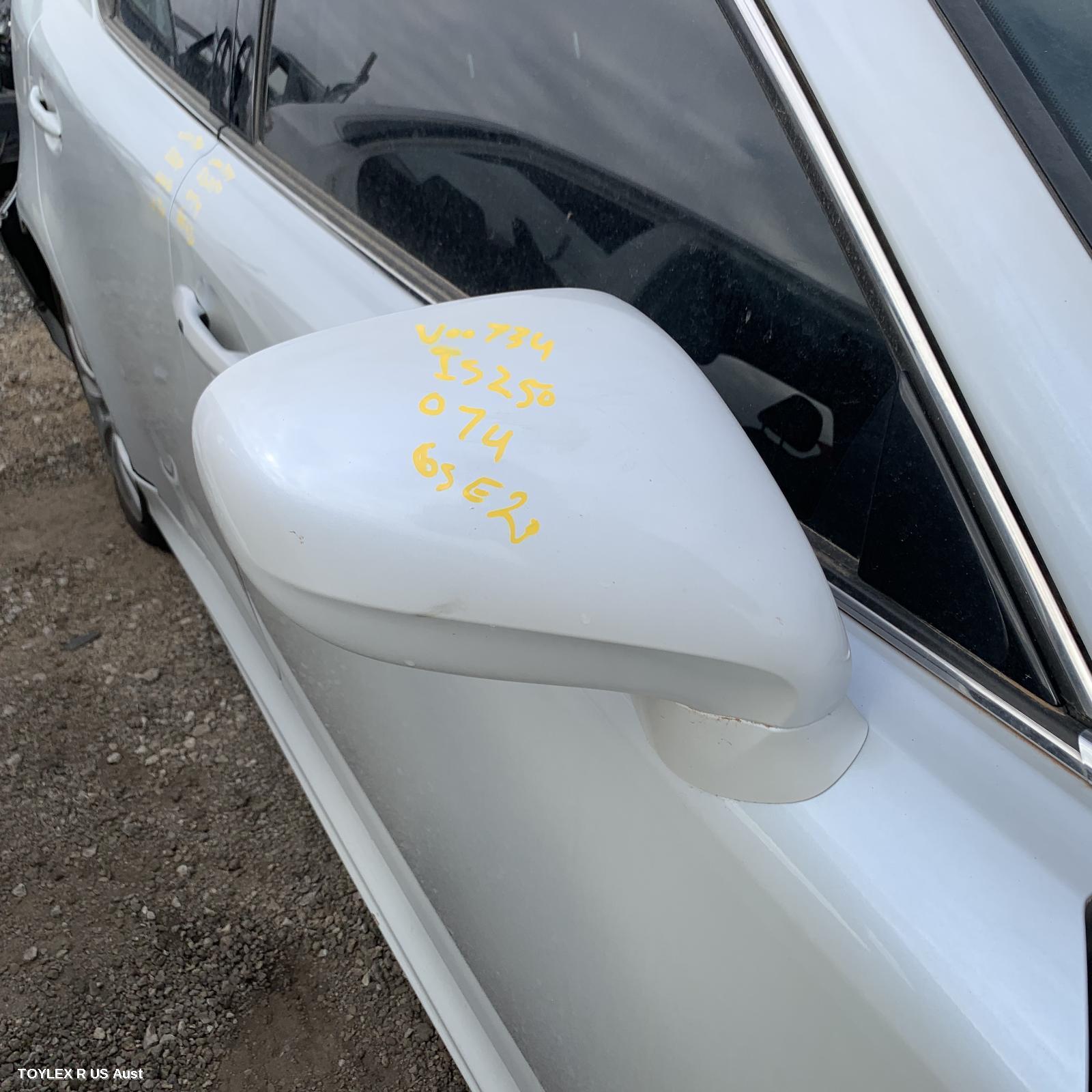 LEXUS IS250/IS250C 2006 Right Door Mirror IS250, GSE20R, SEDAN, SPORTS/SPORTS LUXURY, NON INDICATOR TYPE (2 PLUG)