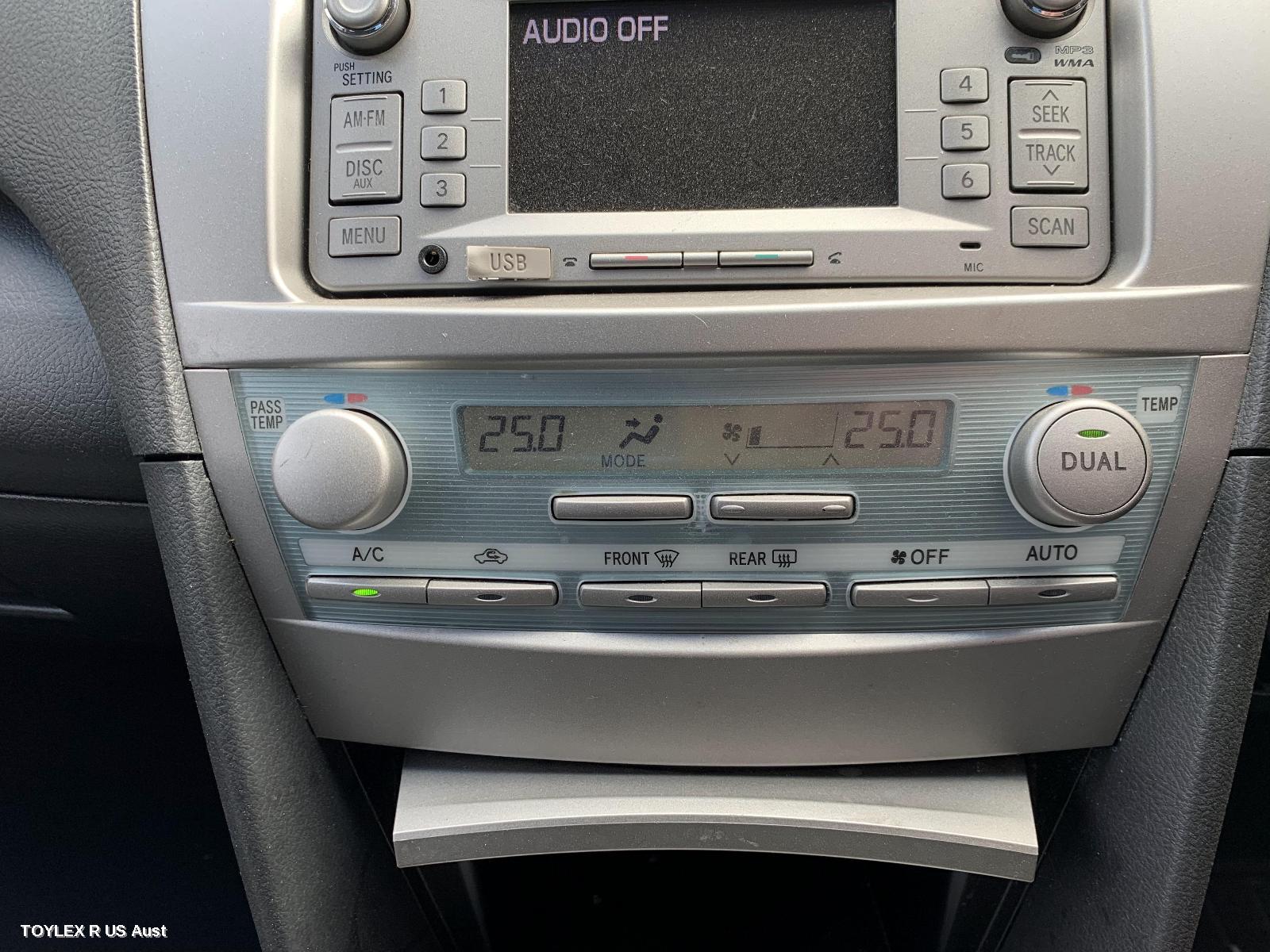 TOYOTA CAMRY 2010 Heater/Ac Controls ACV40/AHV40, ATEVA/GRANDE/SPORTIVO/TOURING/HYBRID, CLIMATE CONTROL TYPE