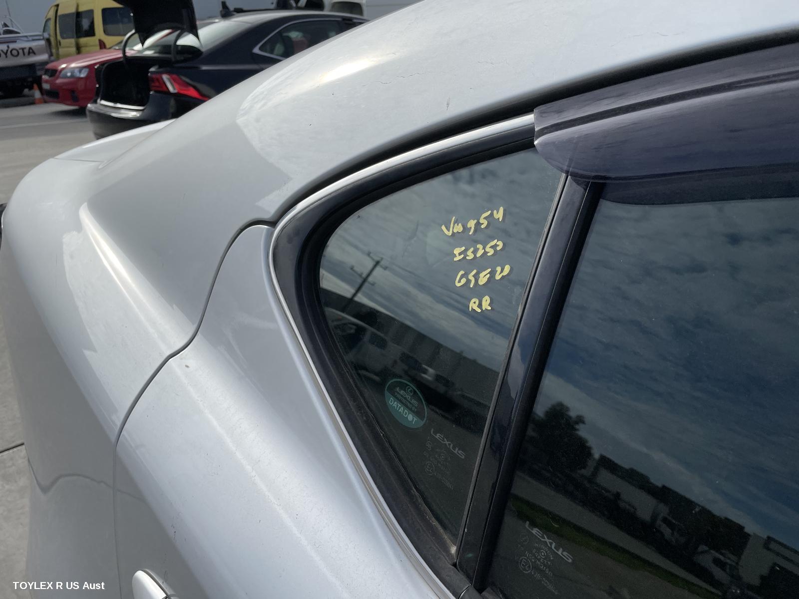 LEXUS IS250/IS250C 2007 Right Rear 1/4 Door Glass IS250/IS350/IS F, GSE20R/GSE21R/USE20R