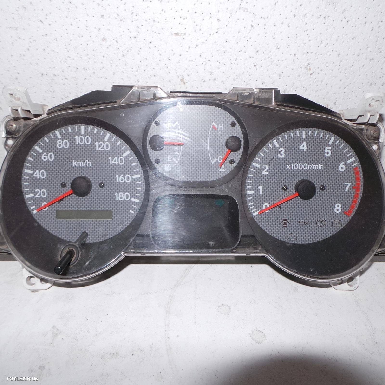 TOYOTA RAV4 1998 Instrument Cluster MANUAL, DIGITAL DISPLAY TYPE