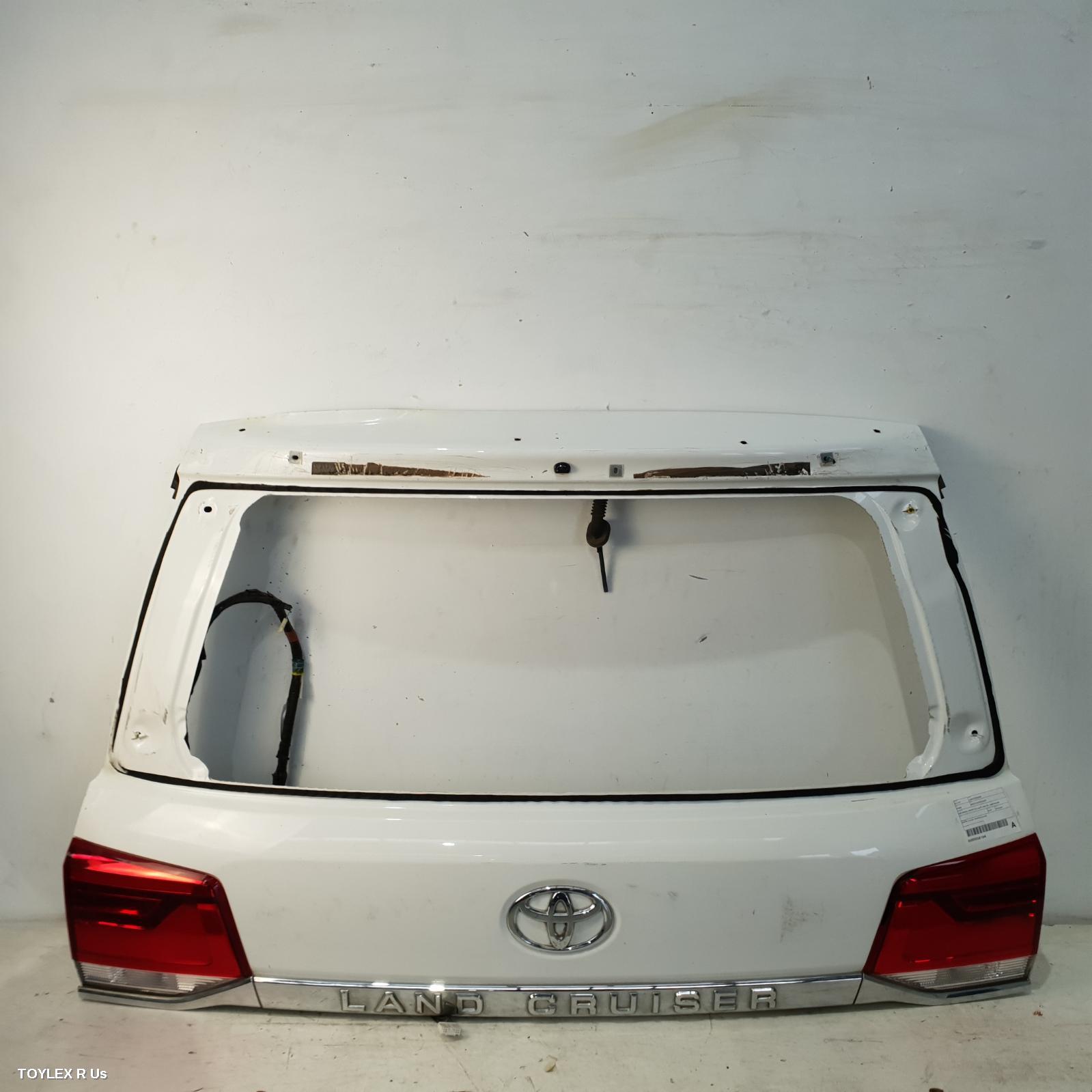 TOYOTA LANDCRUISER 2018 Bootlid/Tailgate 200 SERIES, UPPER TAILGATE, GXL/VX, NON POWER LIFTGATE TYPE