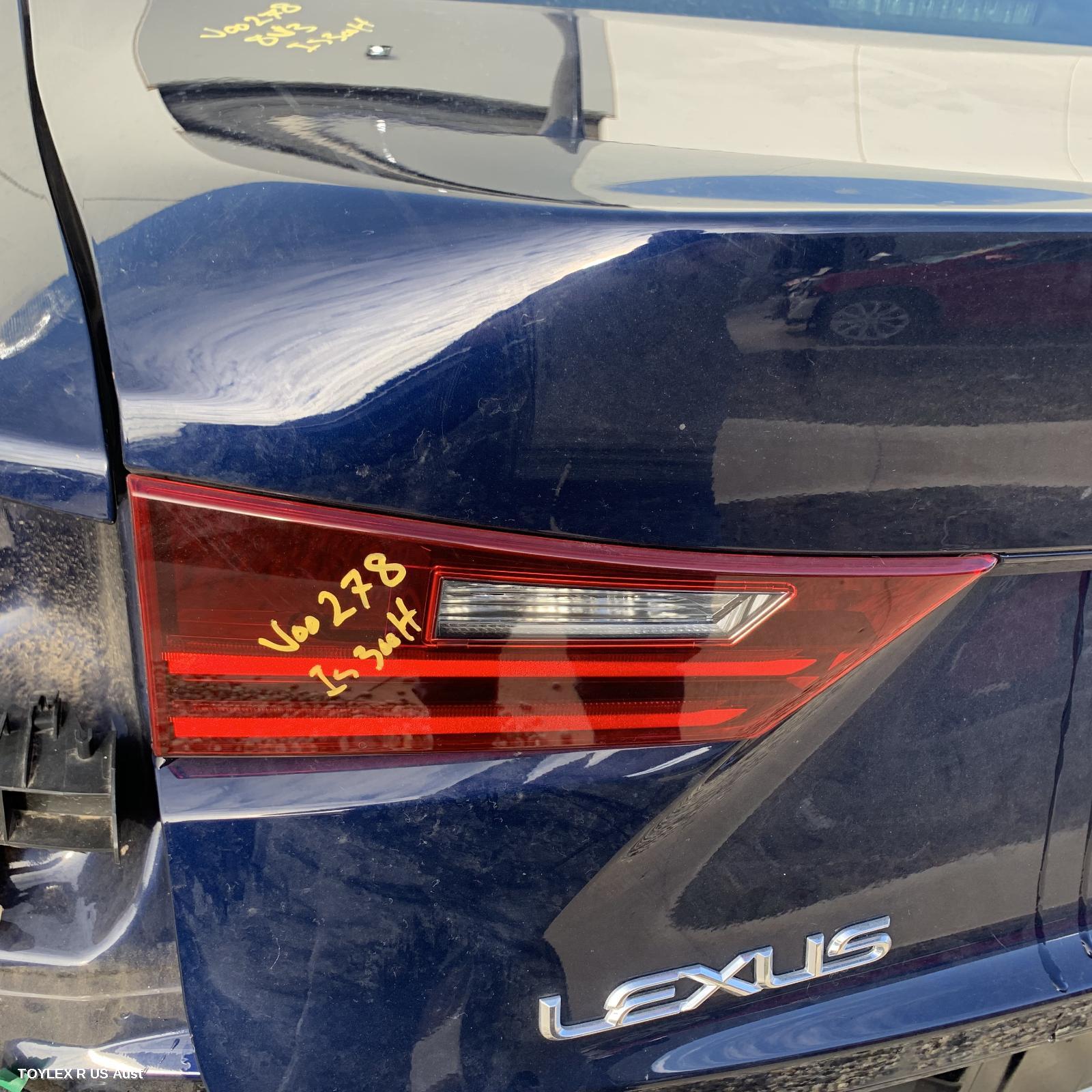 LEXUS IS SERIES 2014 Rear Garnish IS200t/IS250/IS300H/IS350, BOOTLID LAMP (LH SIDE), XE30
