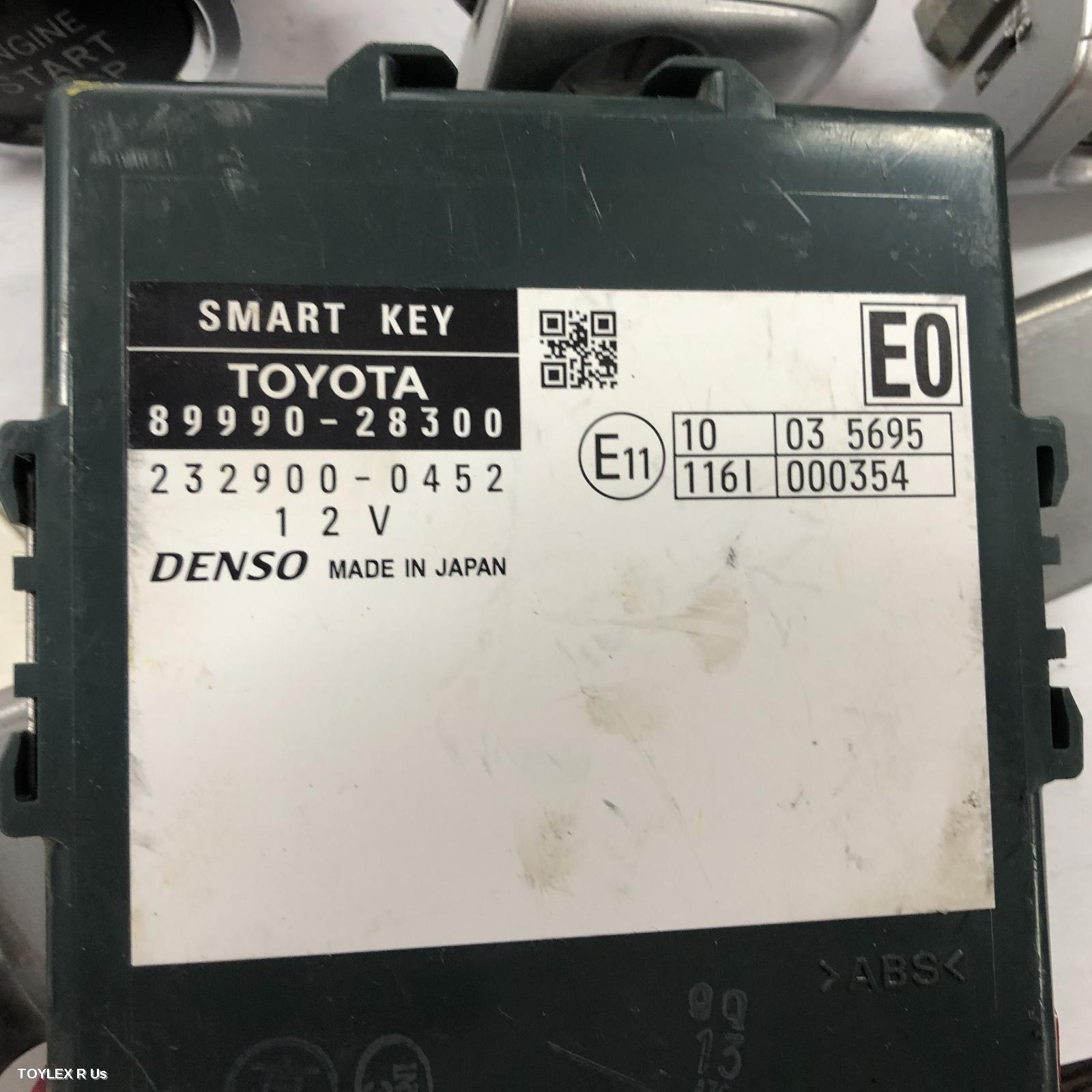 TOYOTA TARAGO 2017 Ecu ENGINE ECU, 2.4, 2AZ-FE, P/N 89661-28E70, ECU ONLY, ACR50R