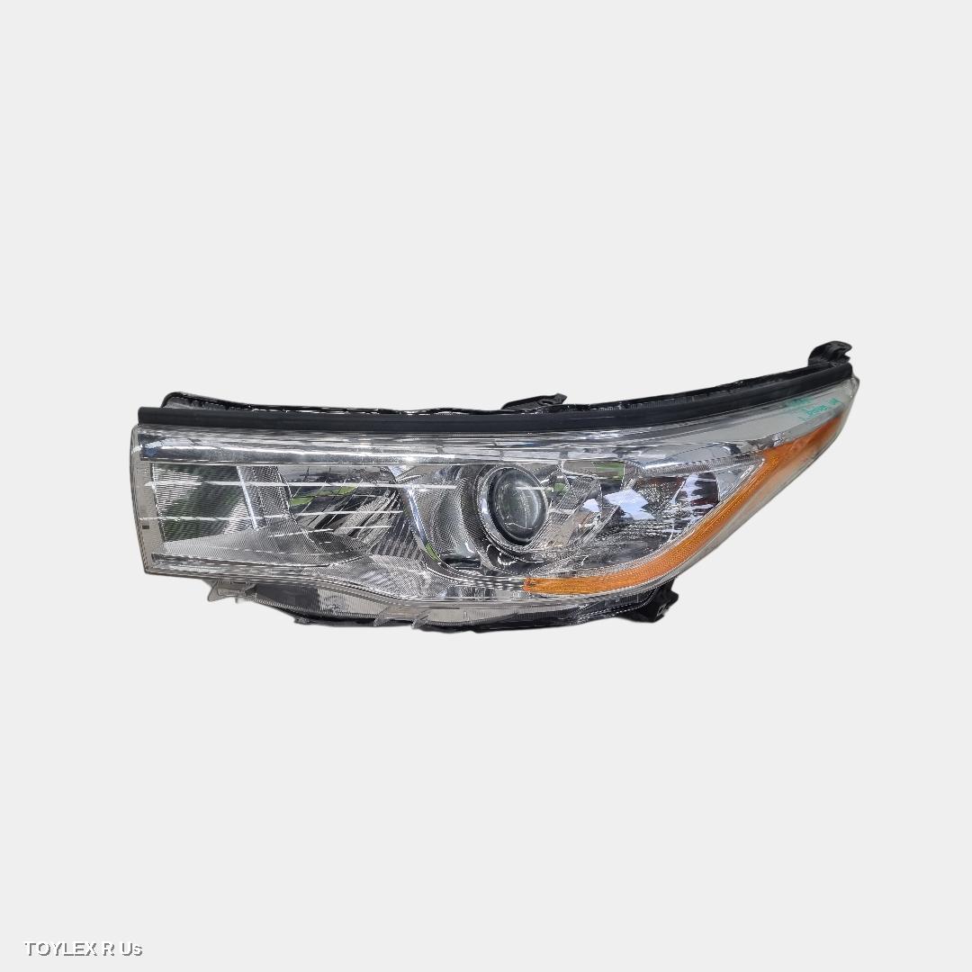TOYOTA KLUGER 2017 Left Headlamp GSU50/GSU55, GX/GXL, HALOGEN TYPE