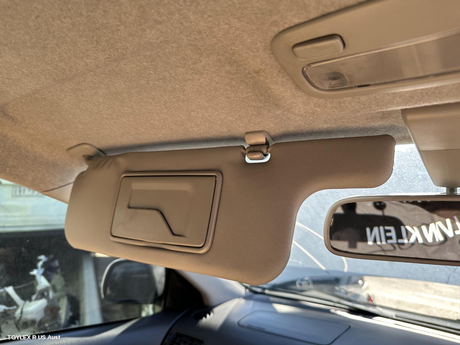 TOYOTA COROLLA 2006 Sunvisor ZZE122, LH SIDE, GREY