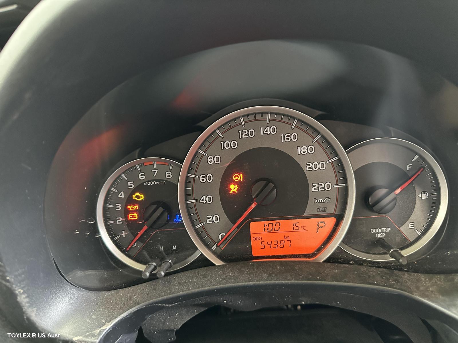 TOYOTA YARIS 2016 Instrument Cluster AUTO T/M, NCP13#