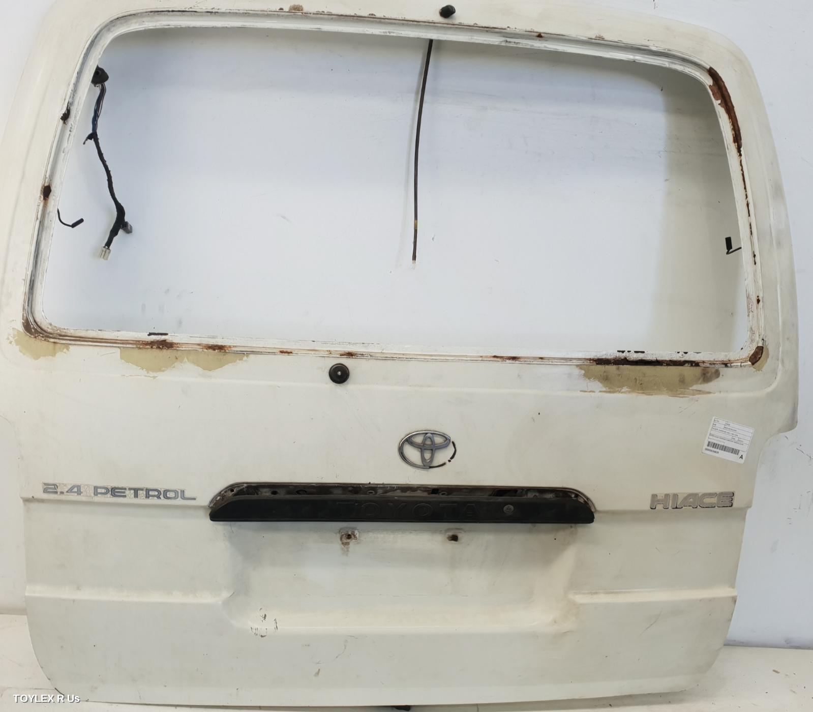 TOYOTA HIACE 1990 Bootlid/Tailgate TAILGATE, LH/RZH10#, VAN