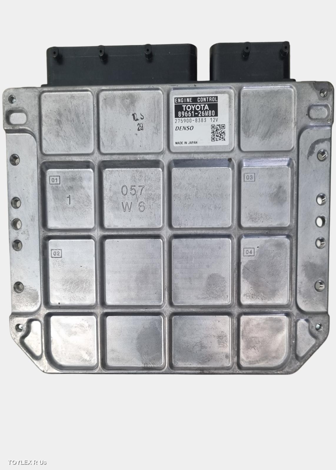 TOYOTA HIACE 2018 Ecu ENGINE ECU, 3.0, 1KD-FTV, DIESEL, P/N 89661-26M90, ECU ONLY, KDH