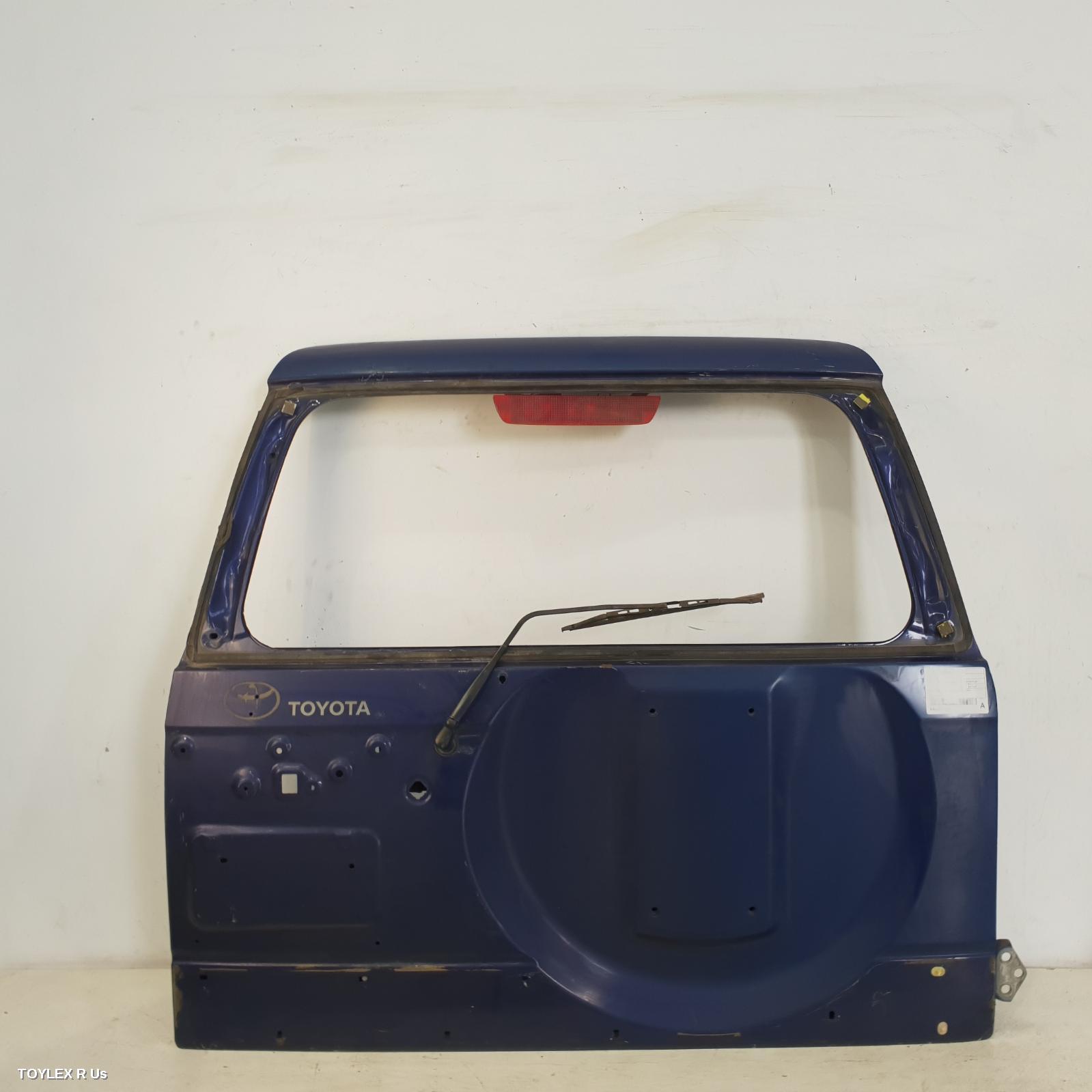 TOYOTA PRADO 2000 Bootlid/Tailgate TAILGATE, 95 SERIES, W/ GARNISH TYPE