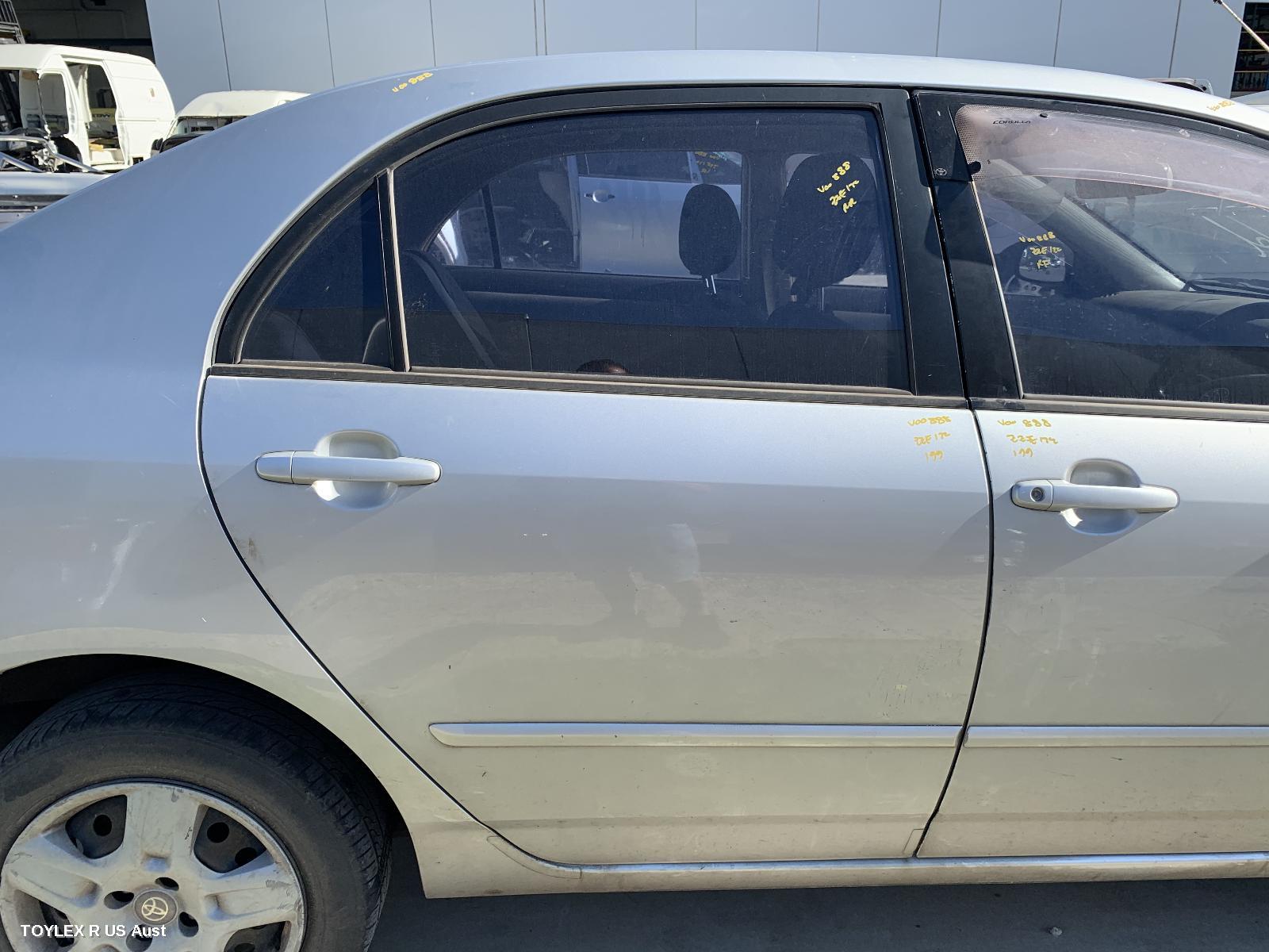 TOYOTA COROLLA 2002 Right Rear Door Sliding ZZE122 (JAPAN-VIN JTD), SEDAN