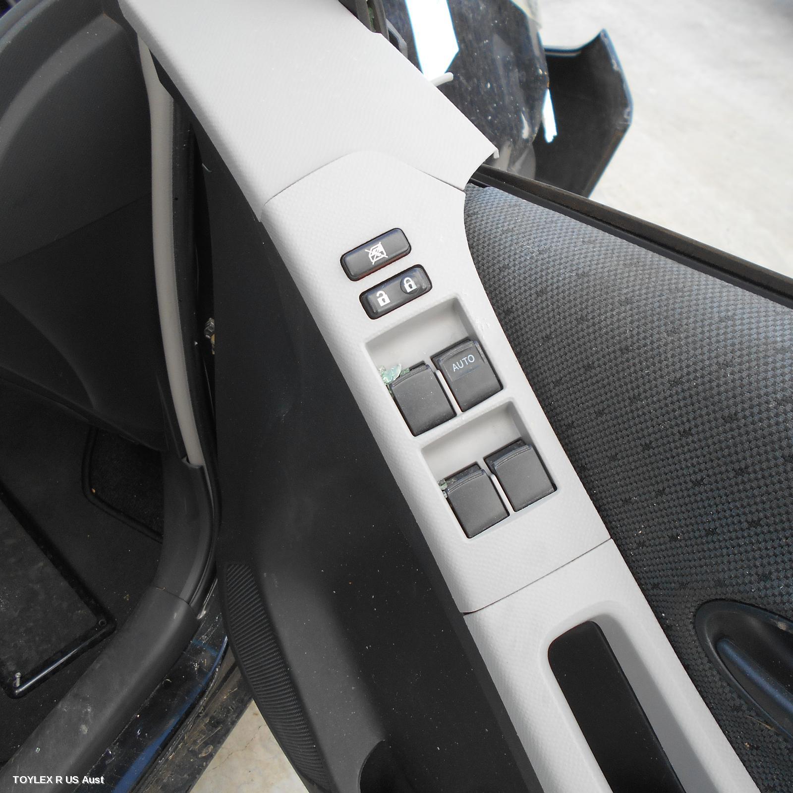 TOYOTA YARIS 2010 Pwr Dr Wind Switch RH FRONT (MASTER SWITCH), 4 SWITCH TYPE, 5DR HATCH/SEDAN, NCP9#