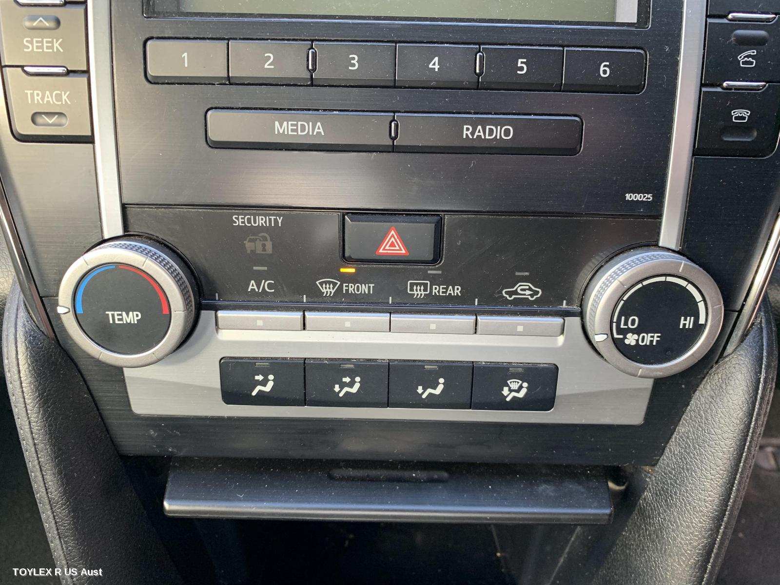 TOYOTA CAMRY 2014 Heater/Ac Controls ASV50/AVV50, STANDARD TYPE