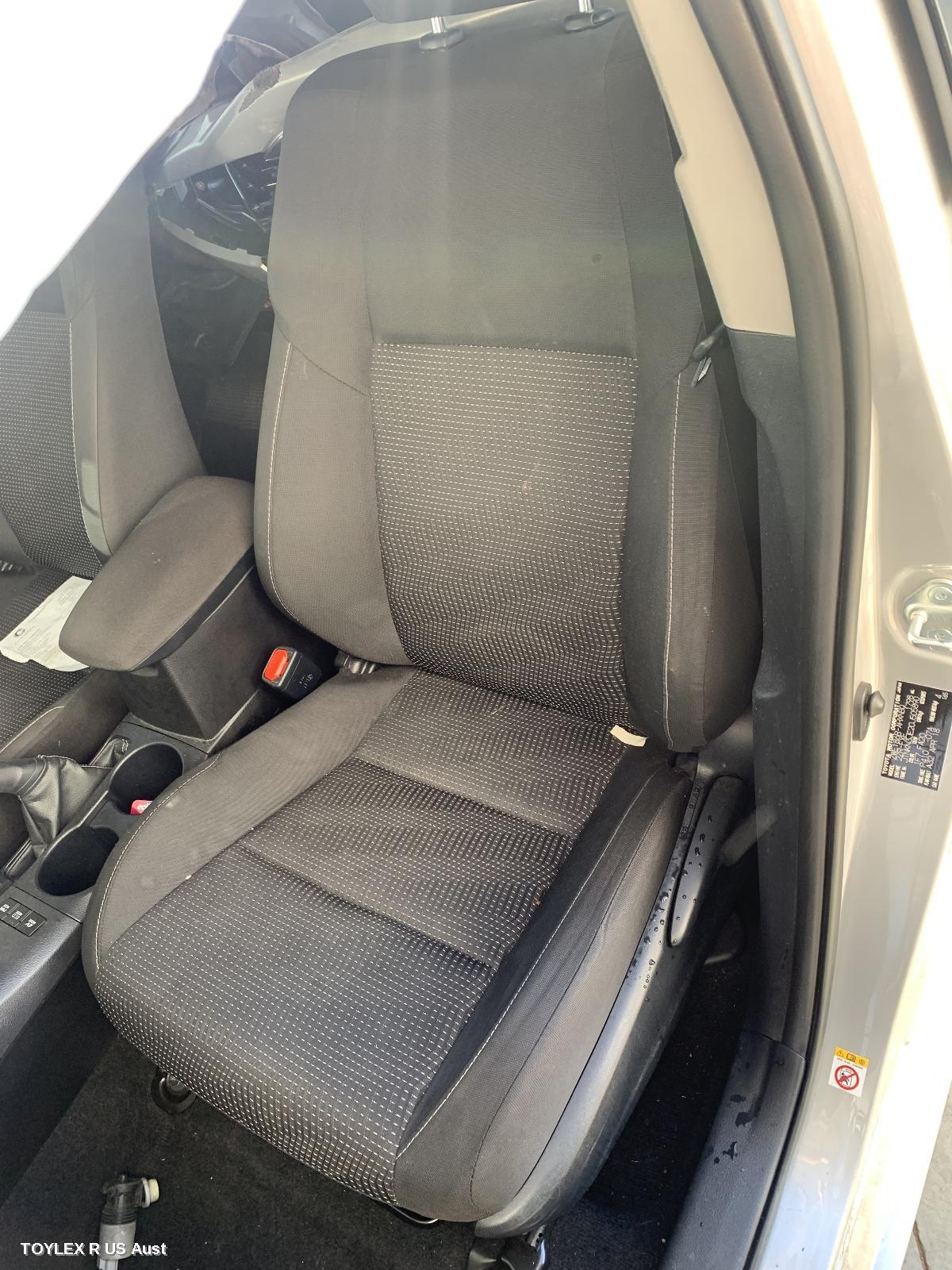 TOYOTA COROLLA 2018 Front Seat LH FRONT, ZRE182R/ZWE186R, HATCH, CLOTH, ASCENT/ASCENT SPORT/HYBRID