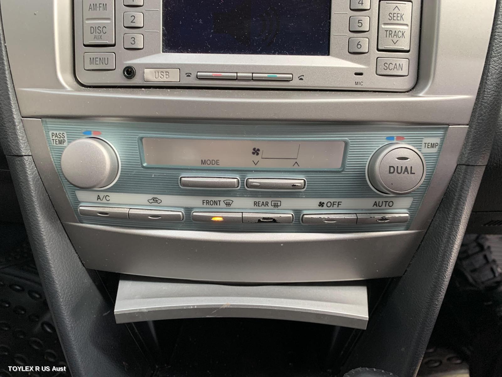 TOYOTA CAMRY 2011 Heater/Ac Controls ACV40/AHV40, ATEVA/GRANDE/SPORTIVO/TOURING/HYBRID, CLIMATE CONTROL TYPE