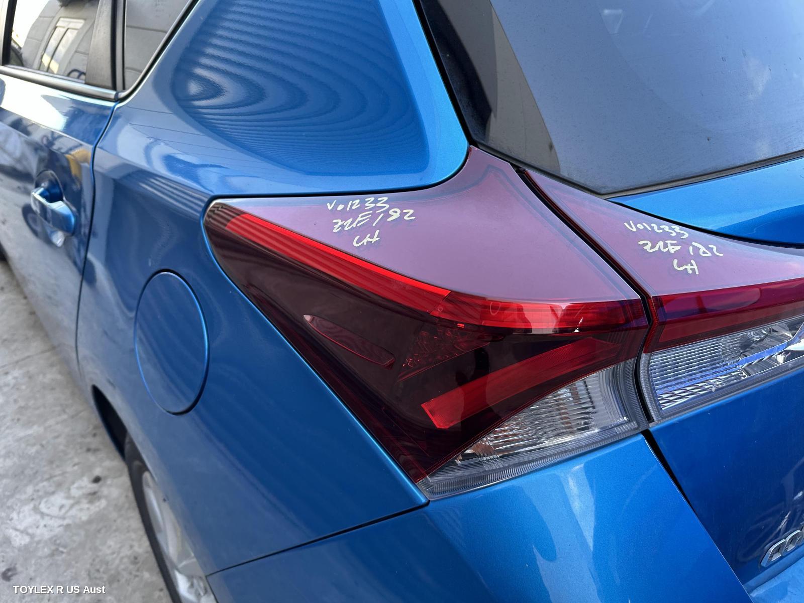 TOYOTA COROLLA 2017 Left Taillight ZRE182R/ZWE186R, HATCH