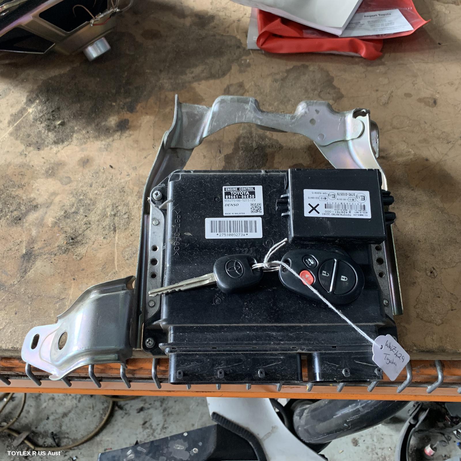 TOYOTA CAMRY 2008 Ecu ENGINE ECU, ACV40, 2.4, AUTO T/M TYPE, SEC SET (ECU/IMM/READER/KEY), 2AZ-FE