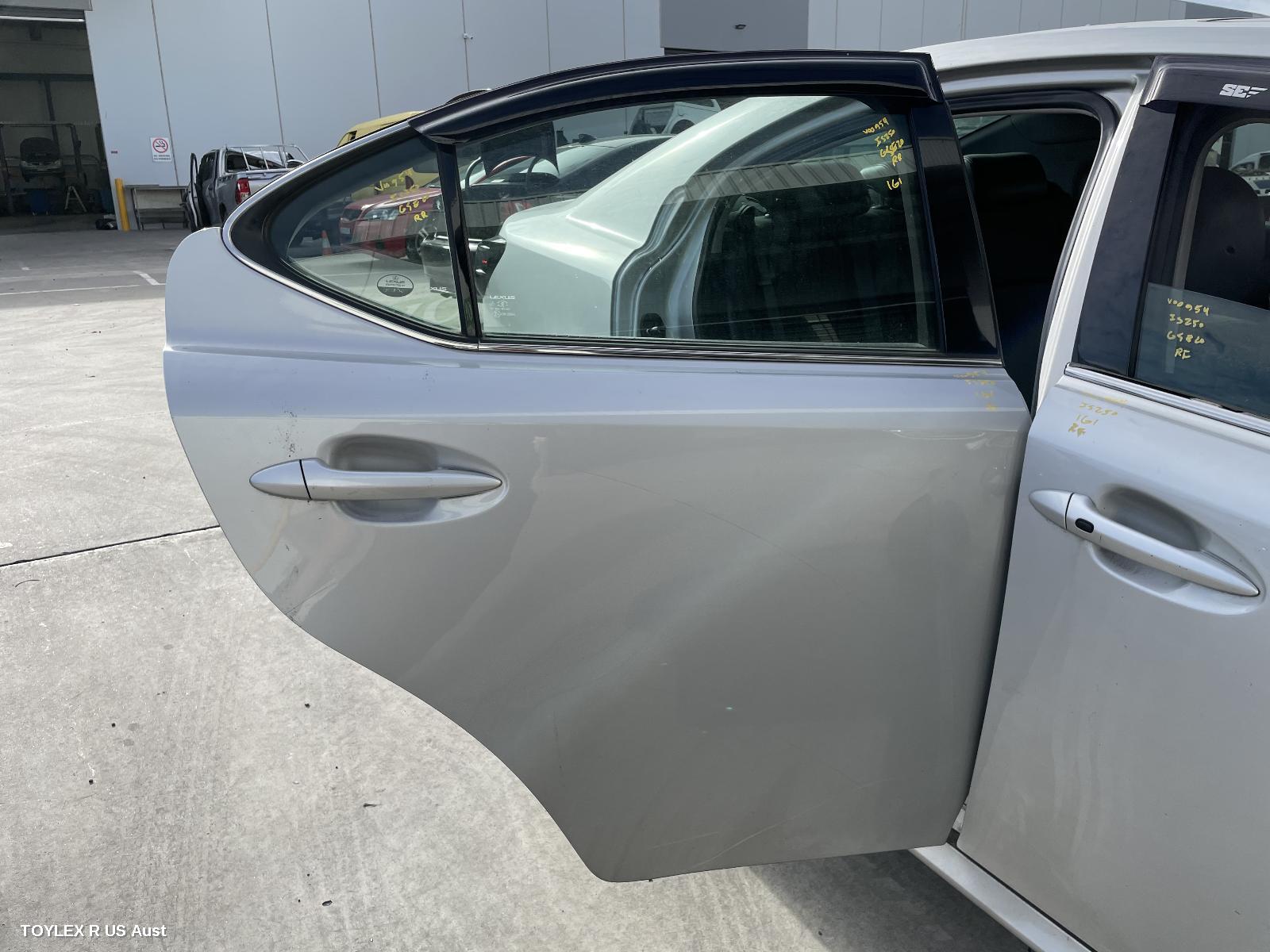 LEXUS IS250/IS250C 2007 Right Rear Door Sliding IS250/IS350/IS F, GSE20R/GSE21R/USE20R, SEDAN