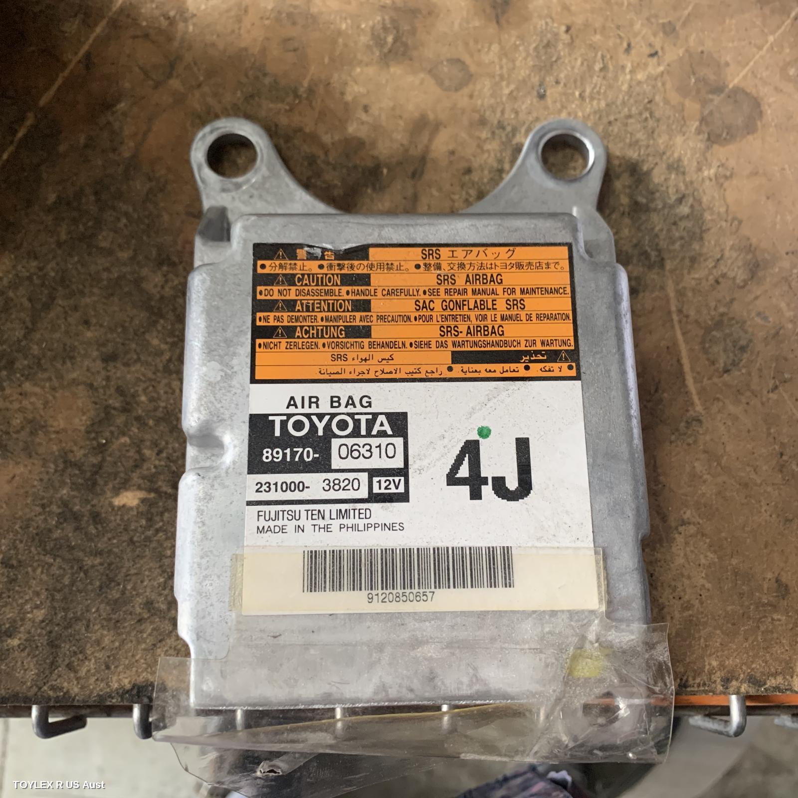 TOYOTA CAMRY 2008 Airbag Module/Sensor MODULE, W/ SIDE CURTAIN TYPE, ACV40