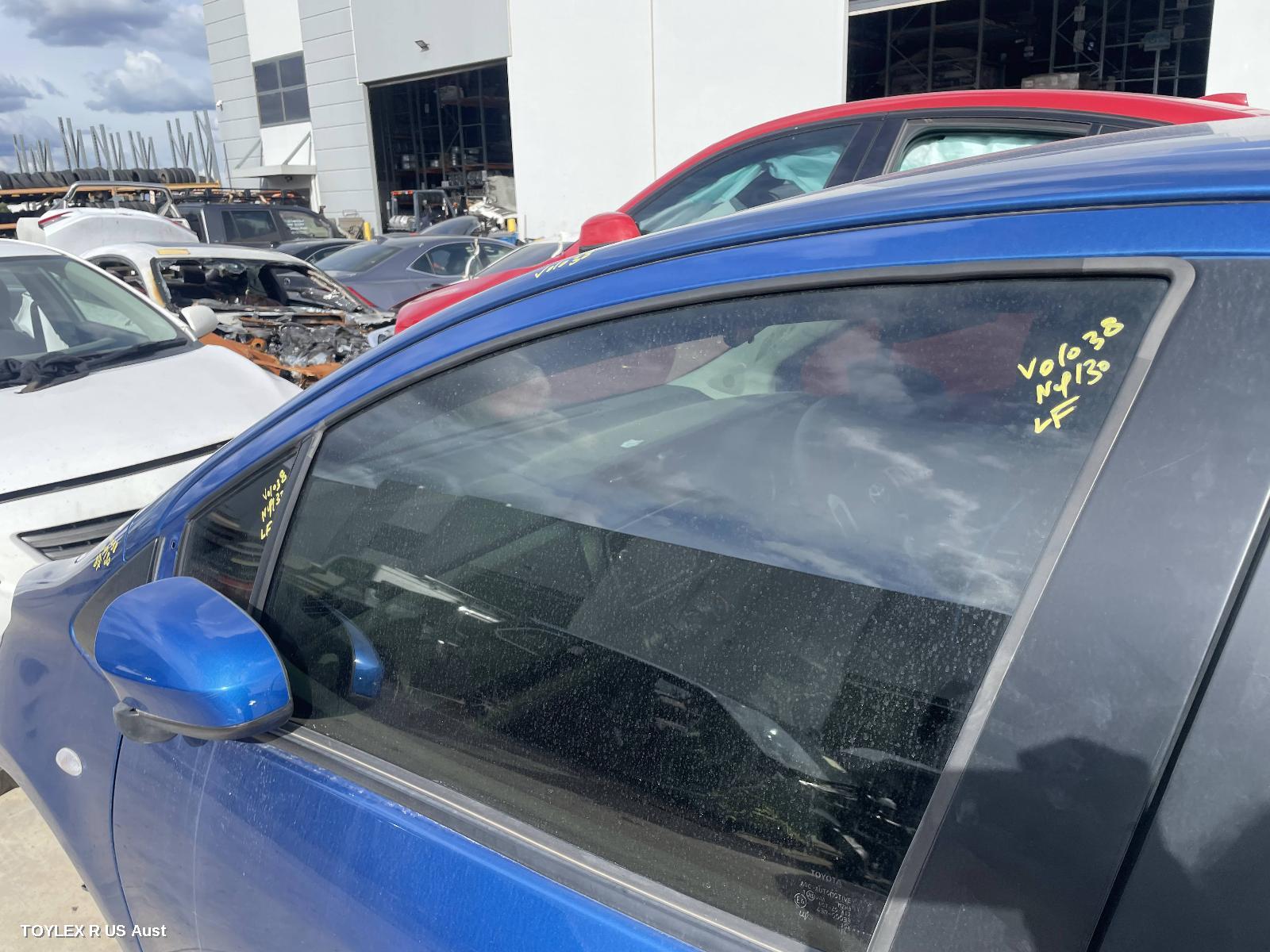 TOYOTA YARIS 2015 Left Front Door Window NCP13#, 5DR HATCH