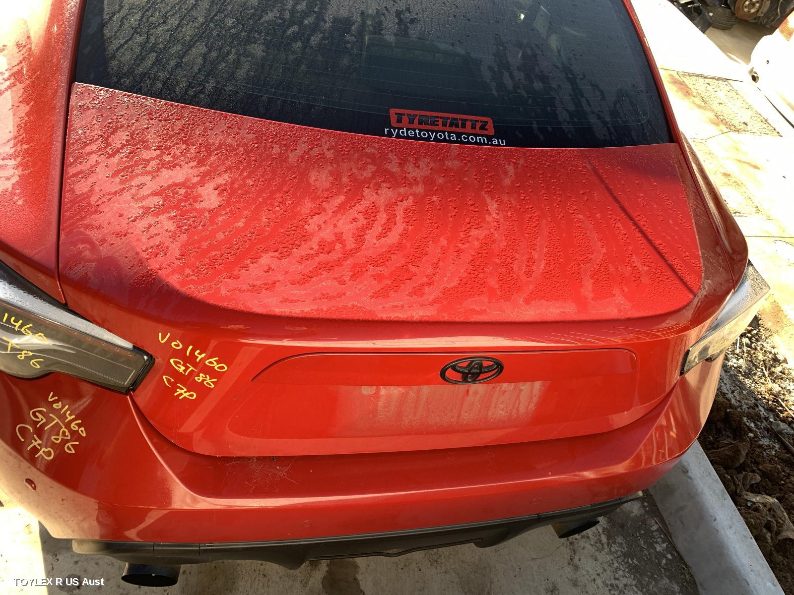 TOYOTA 86 2013 Bootlid/Tailgate BOOTLID, ZN6, GT/GTS, NON SPOILER TYPE