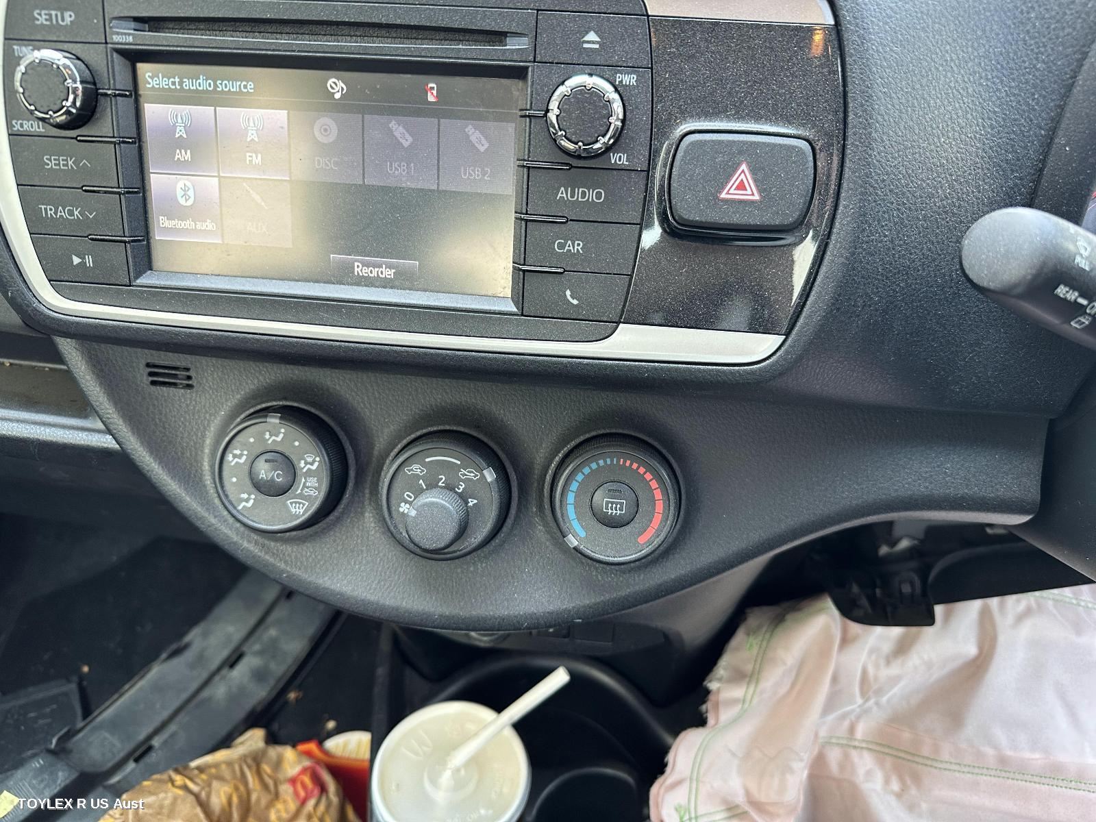 TOYOTA YARIS 2014 Heater/Ac Controls NCP13#, STANDARD TYPE