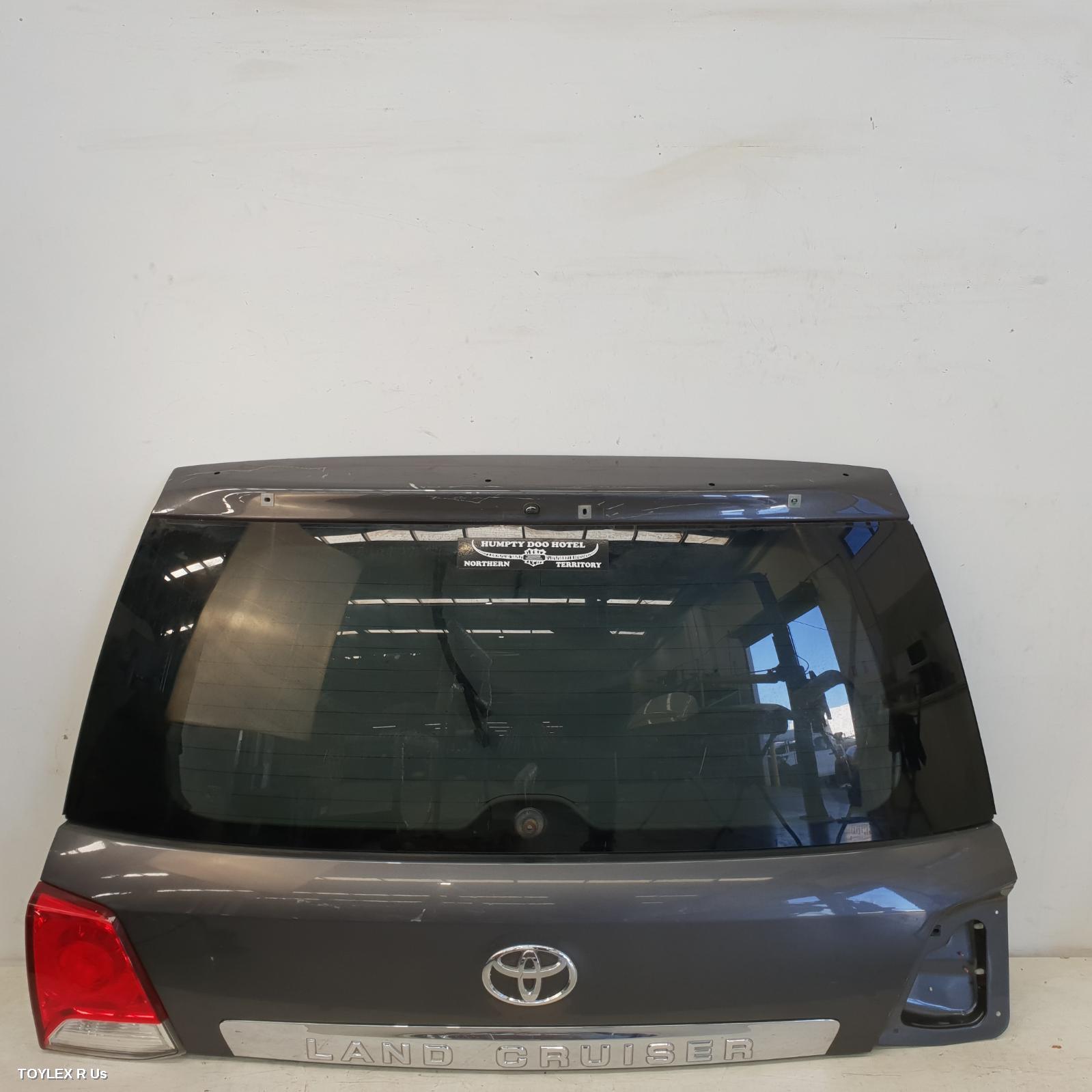 TOYOTA LANDCRUISER 2012 Bootlid/Tailgate 200 SERIES, UPPER TAILGATE, NON POWER LIFTGATE, NON CAMERA TYPE