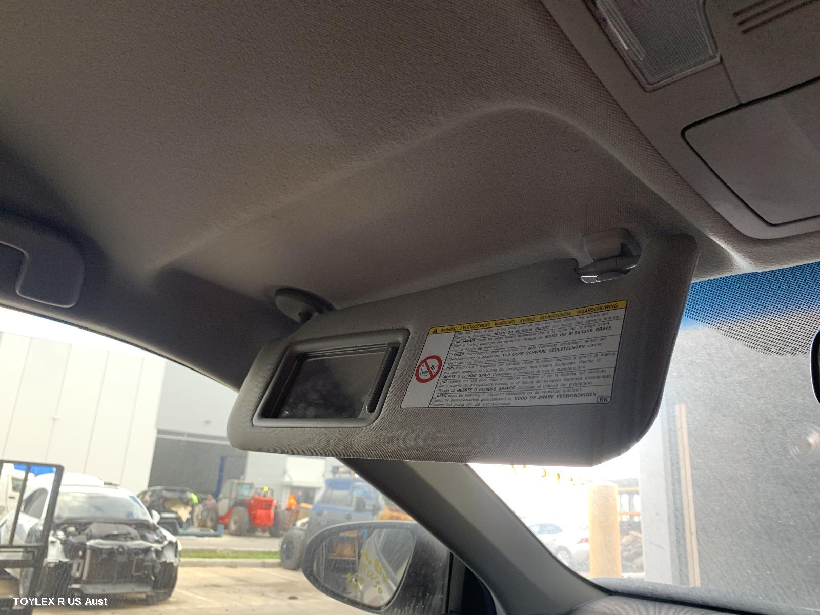 TOYOTA CAMRY 2013 Sunvisor ASV50/AVV50, LH SIDE, NON LAMP TYPE