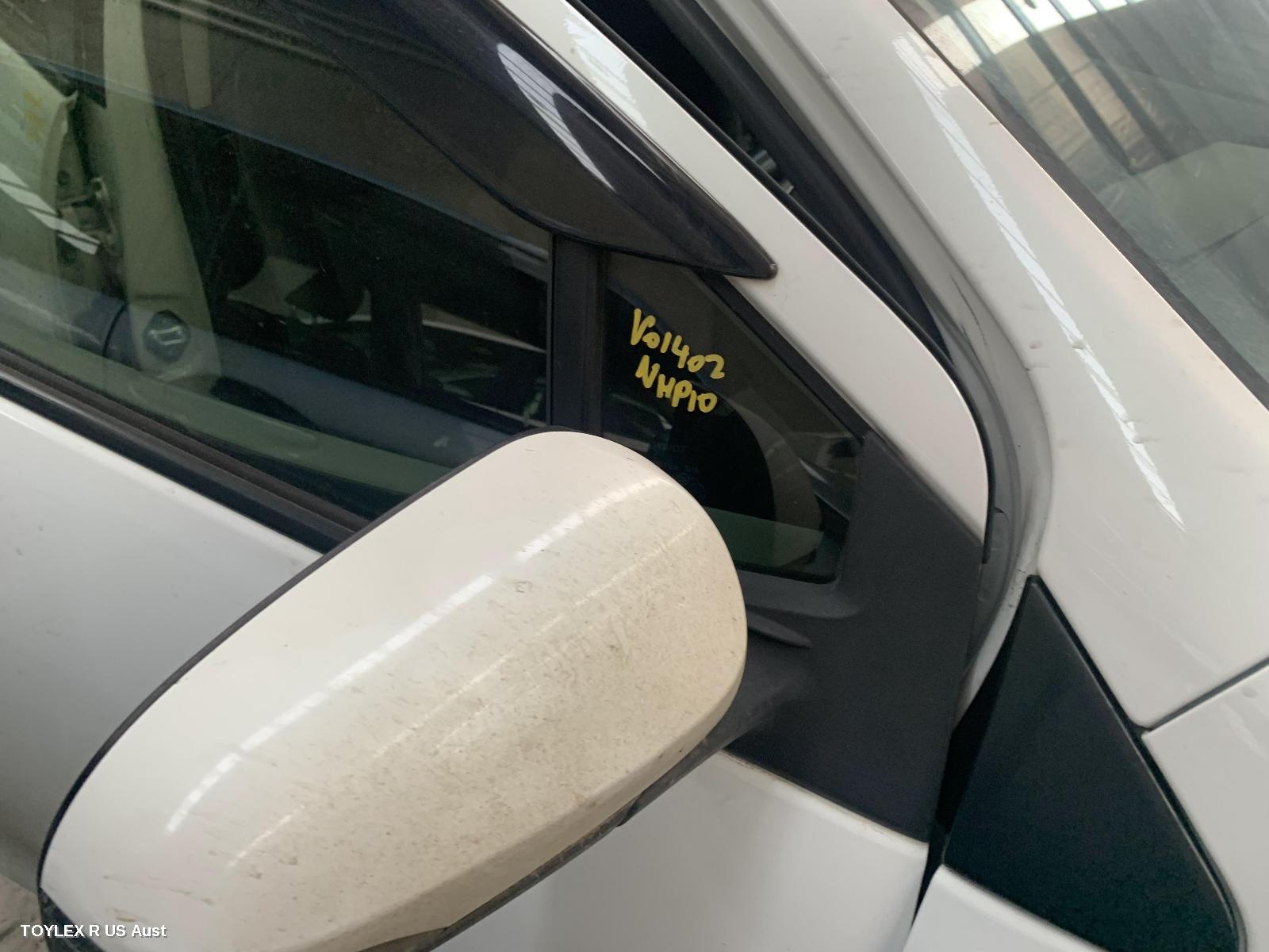 TOYOTA PRIUS 2012 Right Front 1/4 Door Glass NHP10R, PRIUS C, HATCH