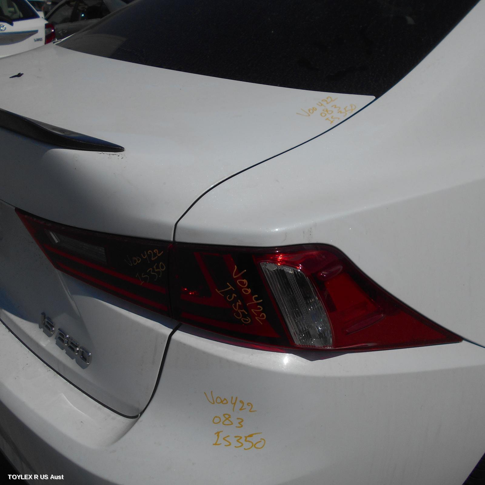 LEXUS IS SERIES 2013 Right Taillight IS200t/IS250/IS300H/IS350, XE30