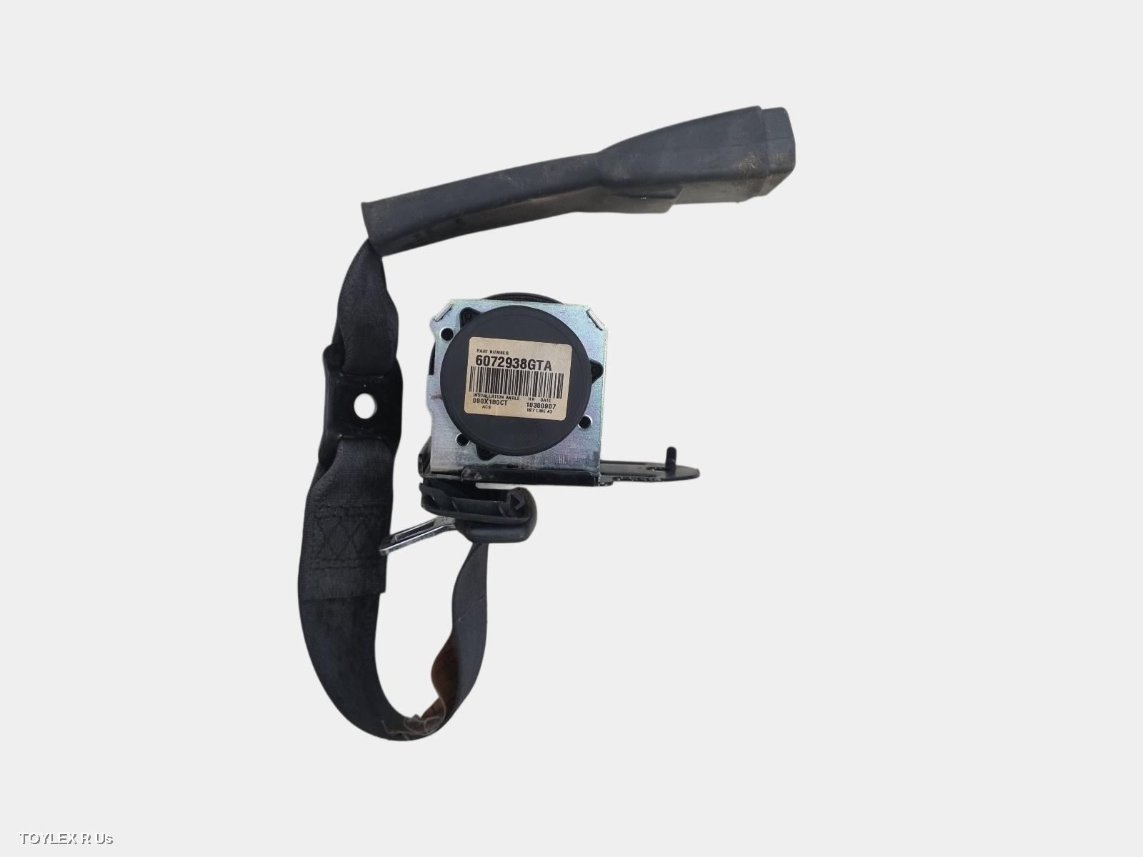 TOYOTA CAMRY 2007 Seatbelt/Stalk CENTRE REAR, ASSY (BELT AND STALK), ACV40