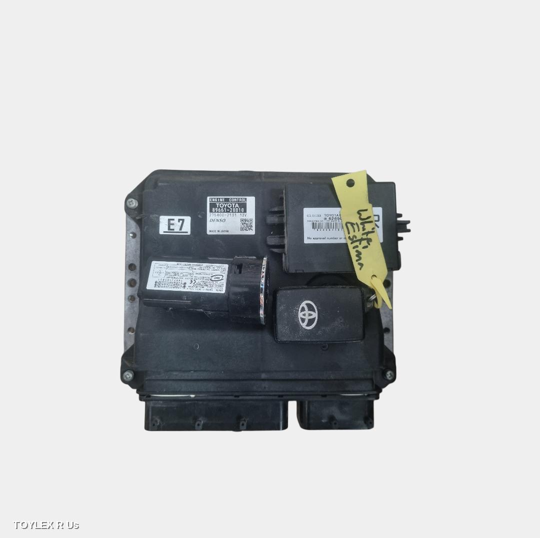 TOYOTA ESTIMA 2011 Ecu ENGINE ECU, 2.4, PETROL, 2AZ-FE, SEC SET (ECU/IMM/READER/KEY), XR50, 05-19 (IMPORT)