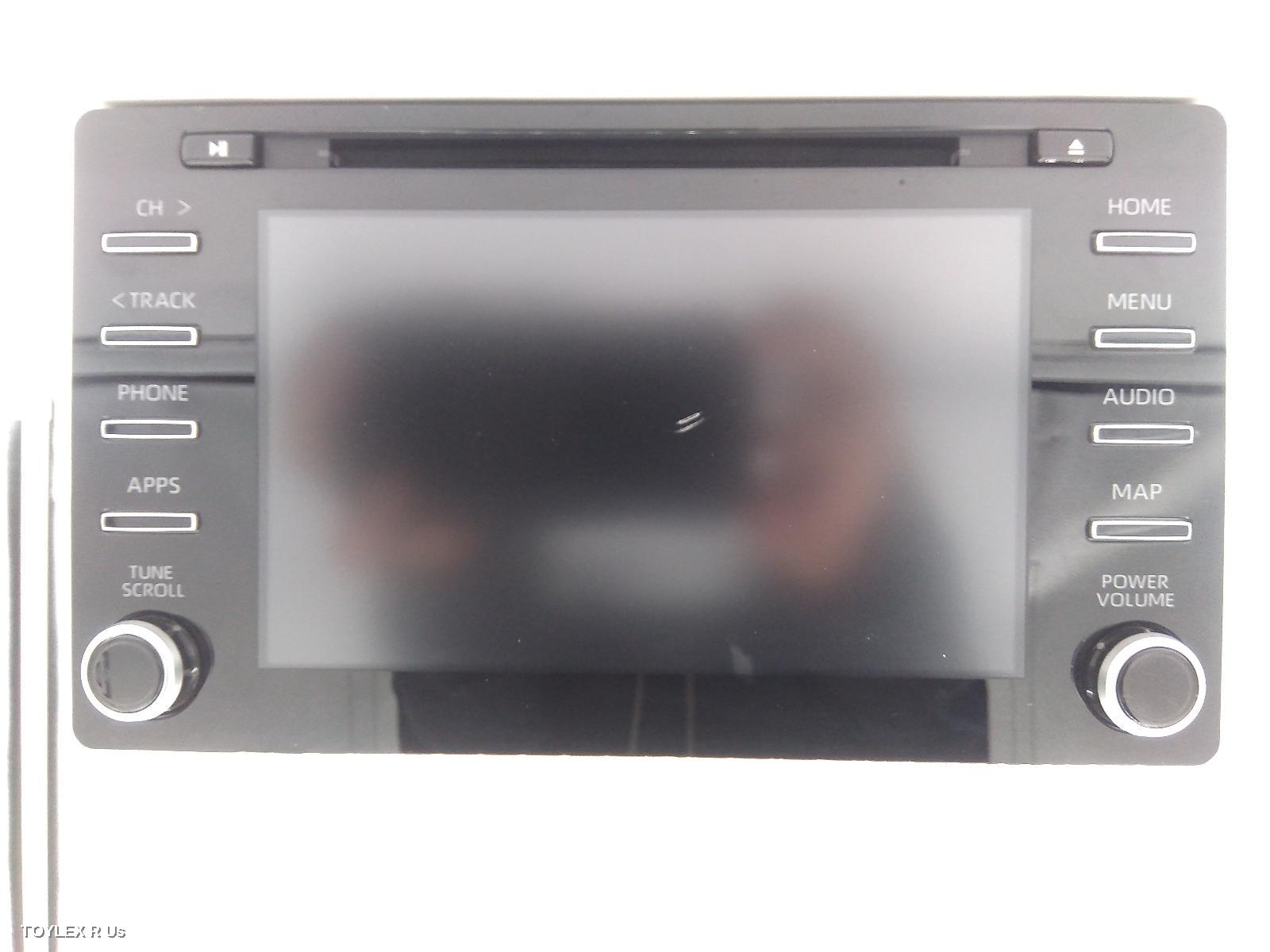 TOYOTA HIACE 2019 Radio/Cd/Dvd/Sat/Tv HEAD UNIT, W/ DISPLAY UNIT, 8IN TOUCHSCREEN, 300 SERIES