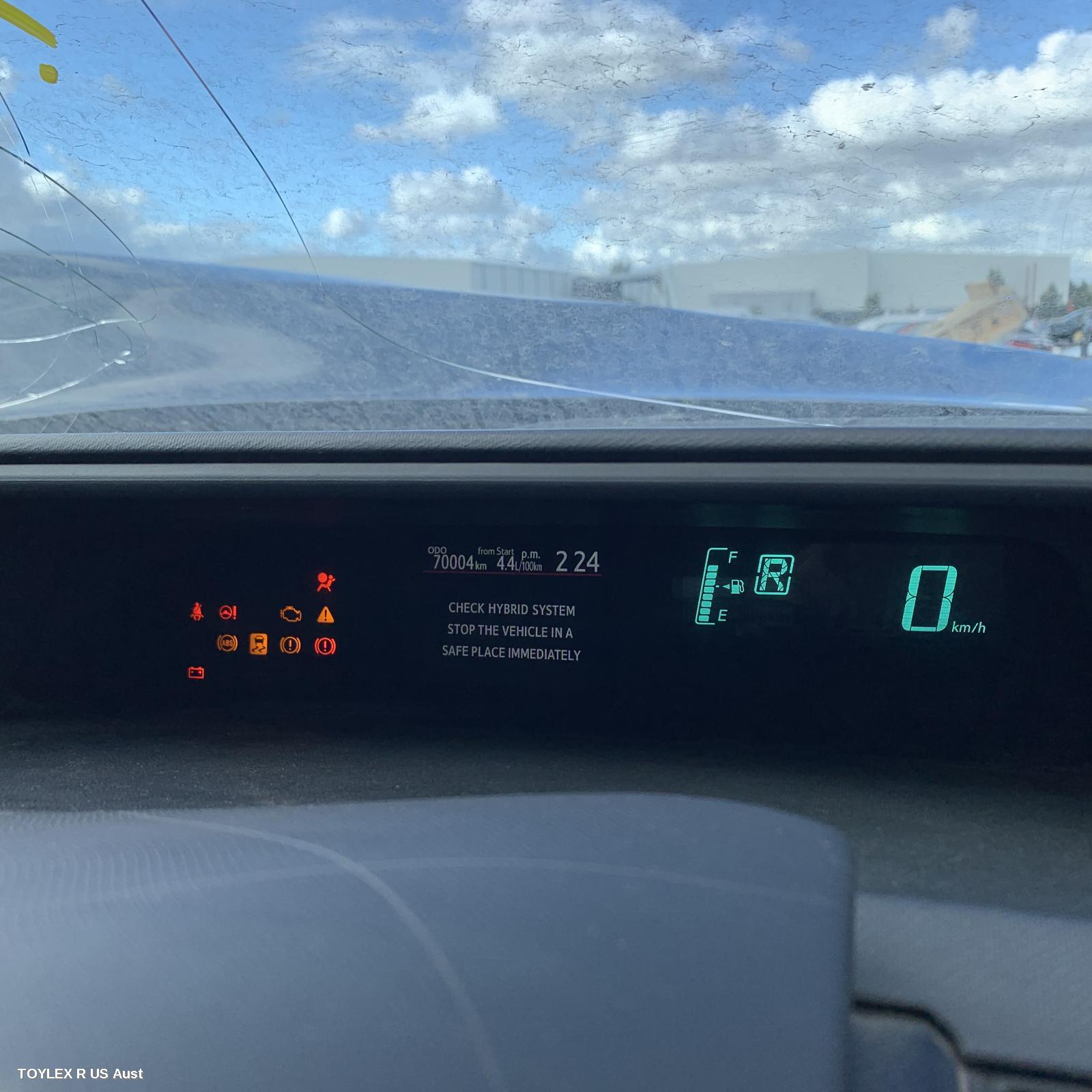 TOYOTA PRIUS 2013 Instrument Cluster NHP10R, PRIUS C