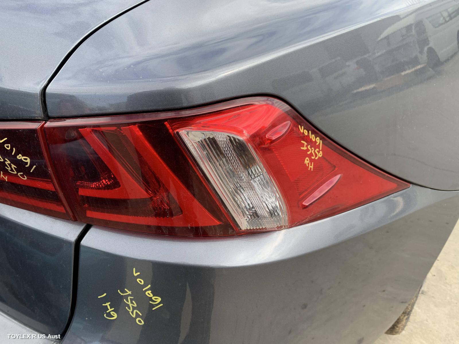 LEXUS IS SERIES 2013 Right Taillight XE30