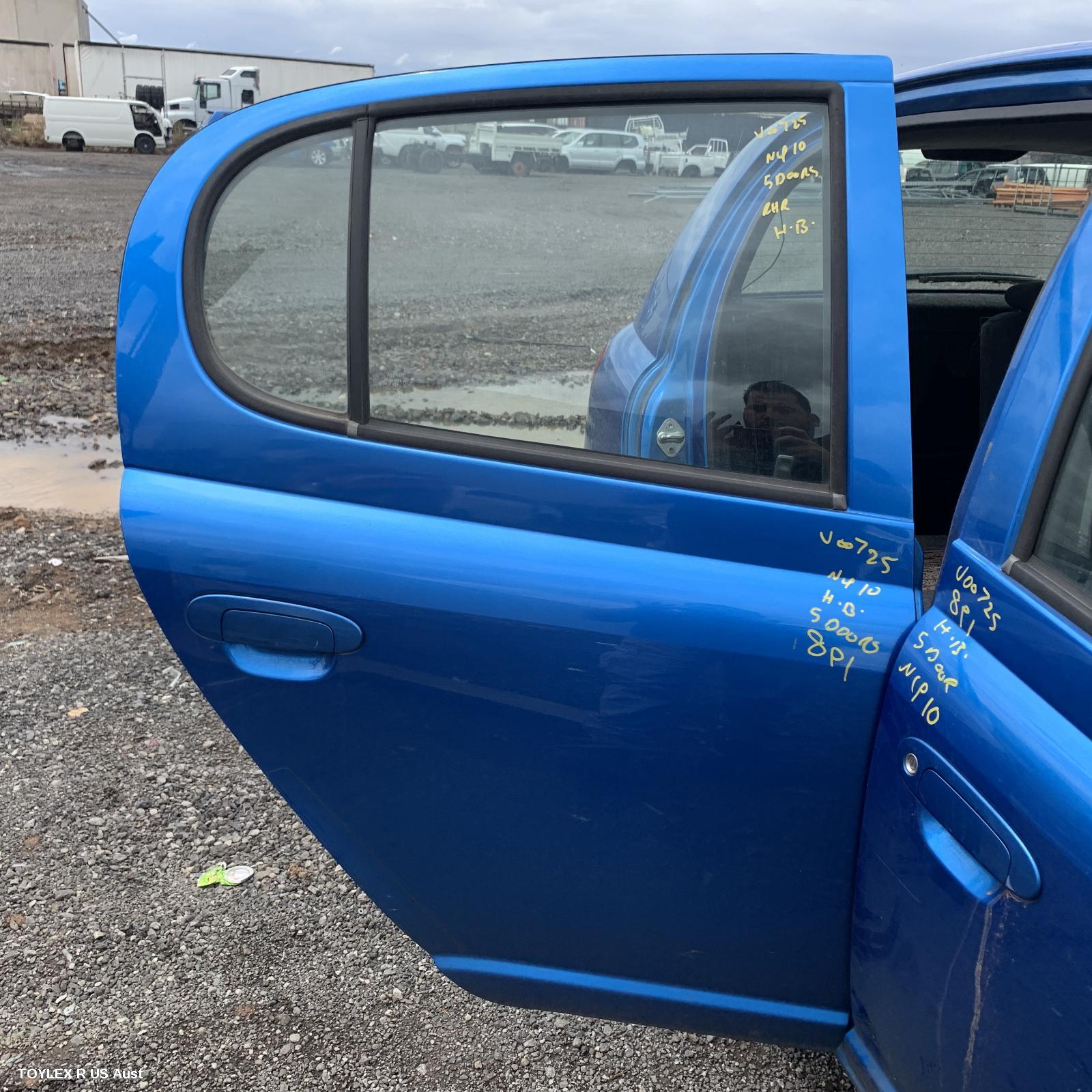 TOYOTA ECHO 2005 Right Rear Door Sliding 5DR HATCH
