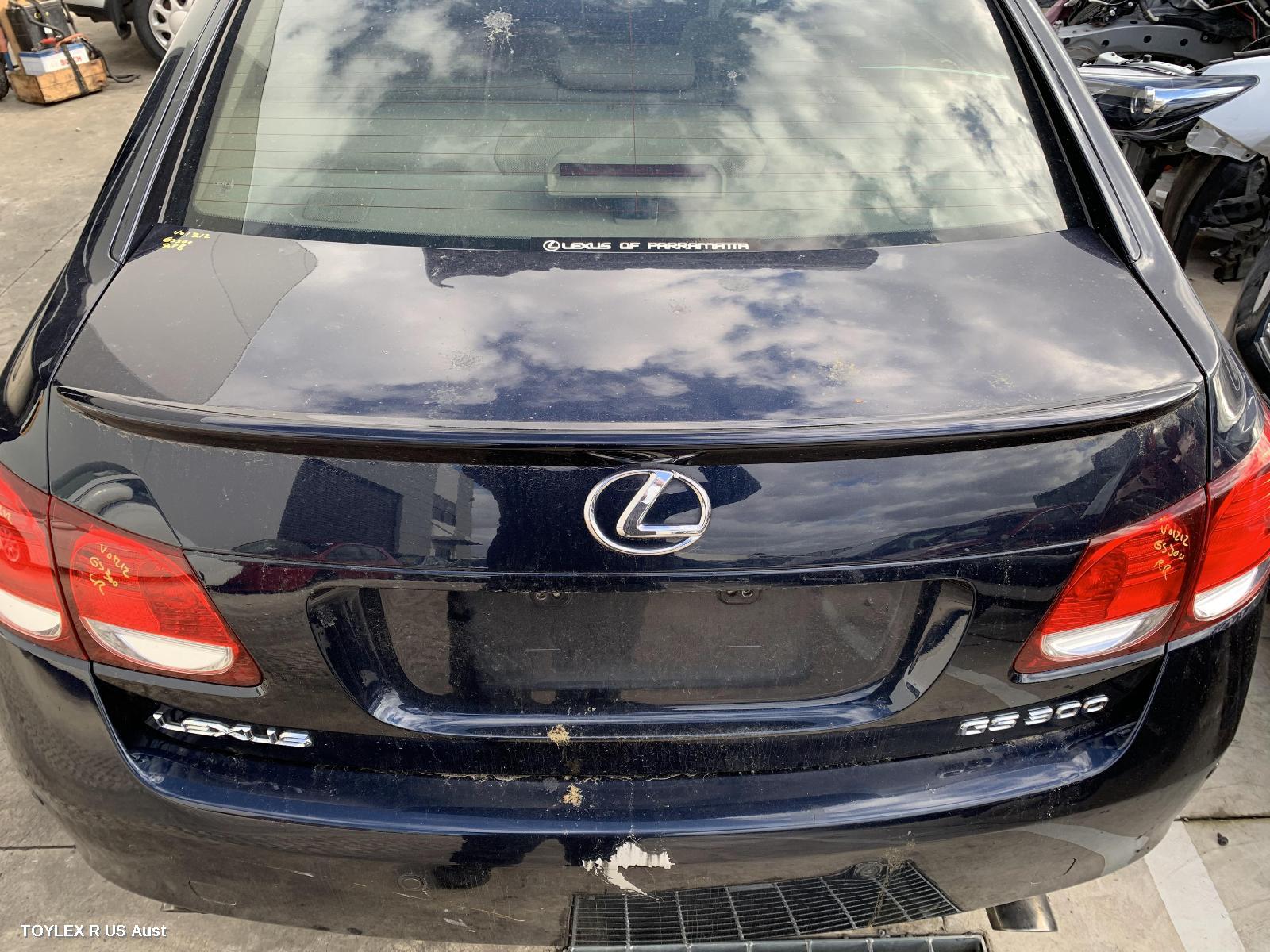 LEXUS GS 2005 Bootlid/Tailgate BOOTLID, 190 SERIES, SPOILERED TYPE, W/ CAMERA