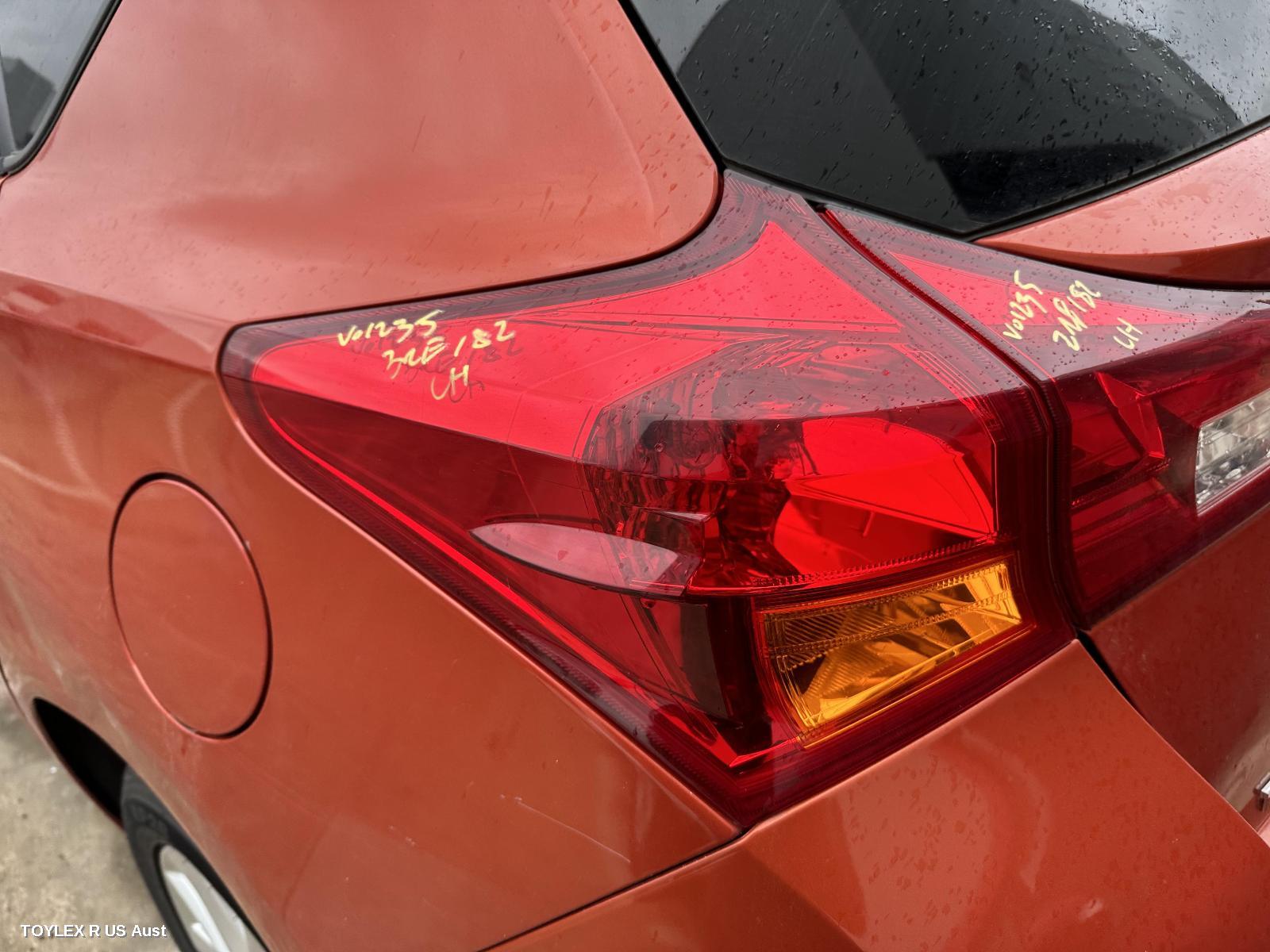 TOYOTA COROLLA 2014 Left Taillight ZRE182R, HATCH