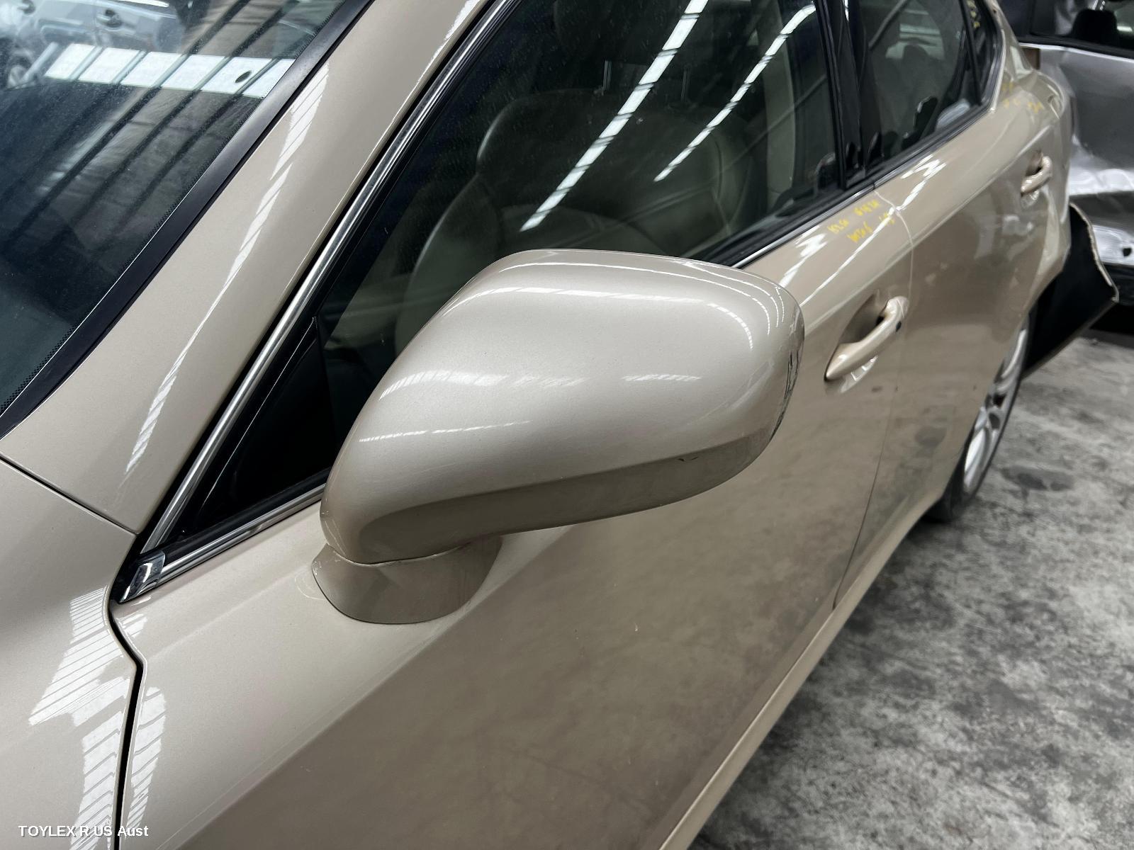 LEXUS IS250/IS250C 2008 Left Door Mirror IS250, GSE20R, SEDAN, SPORTS/SPORTS LUXURY, NON INDICATOR TYPE (2 PLUG)