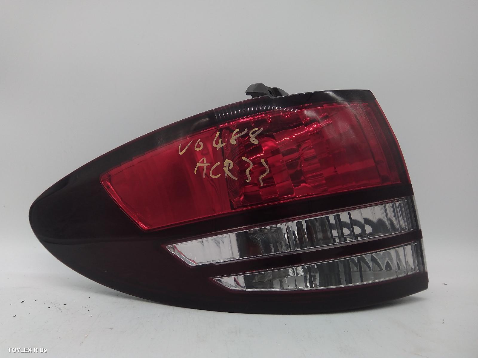 TOYOTA TARAGO 2002 Left Taillight ACR30 (AUST TYPE), 06/00-06/03 8156128301