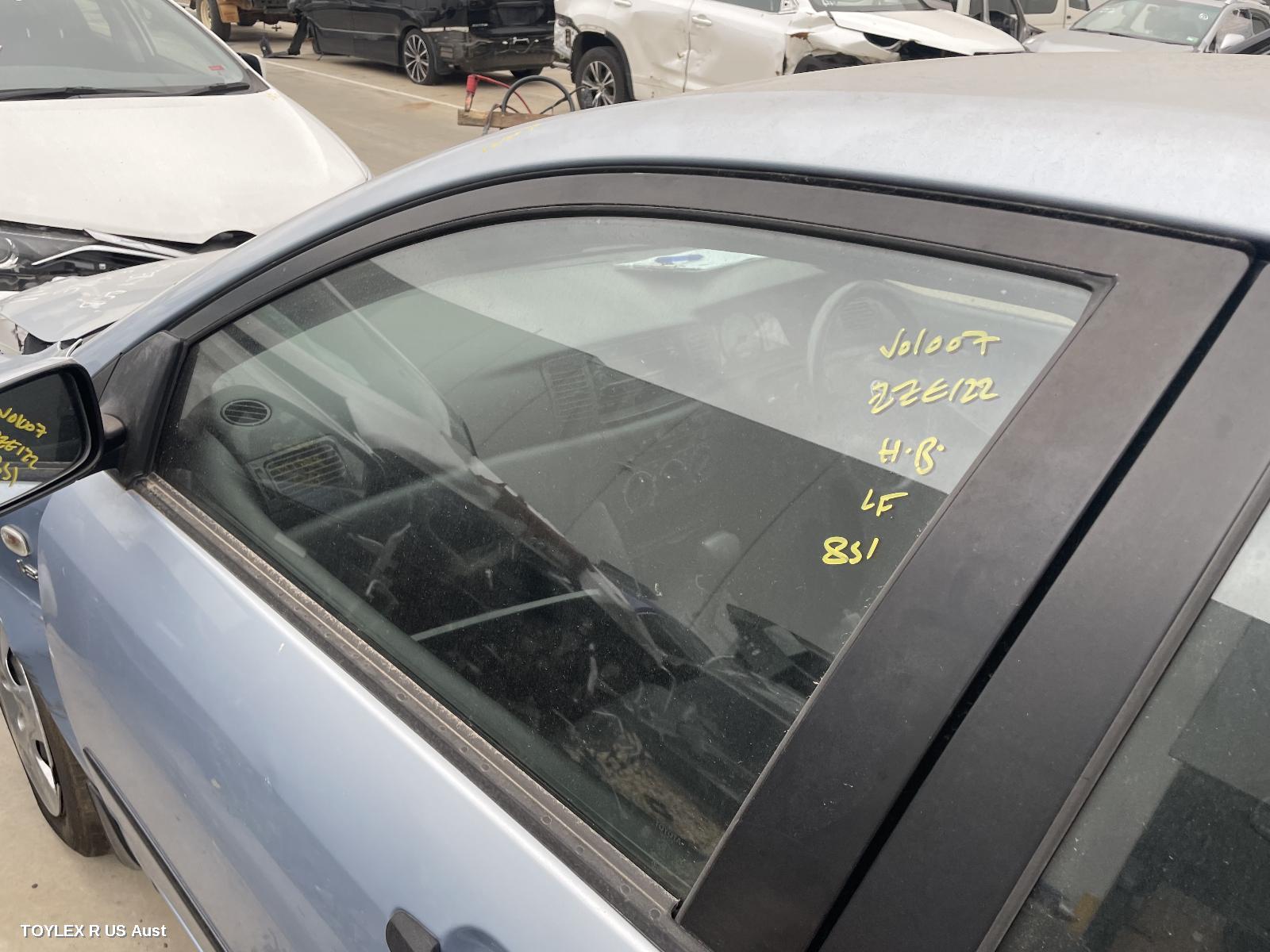 TOYOTA COROLLA 2005 Left Front Door Window ZZE122 (JAPAN-VIN JTD)