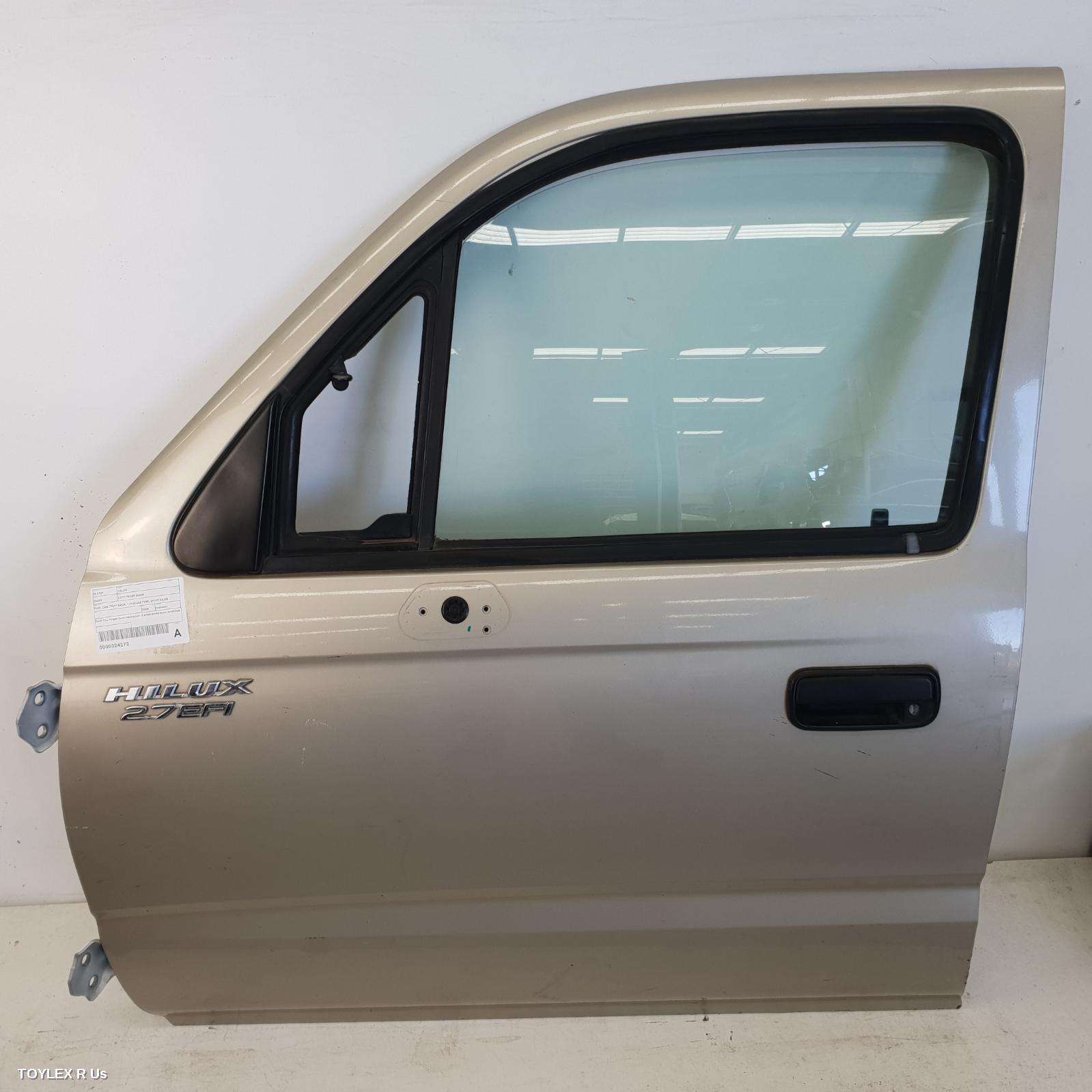 TOYOTA HILUX 2004 Left Front Door DUAL CAB, UTE BACK, 1/4 GLASS TYPE