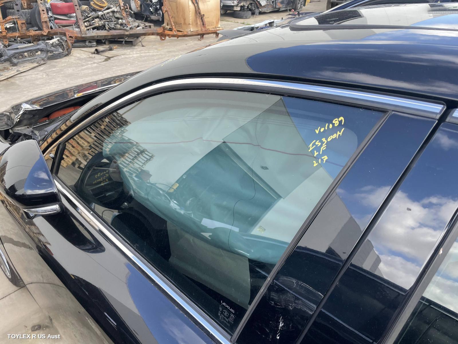 LEXUS IS SERIES 2015 Left Front Door Window XE30