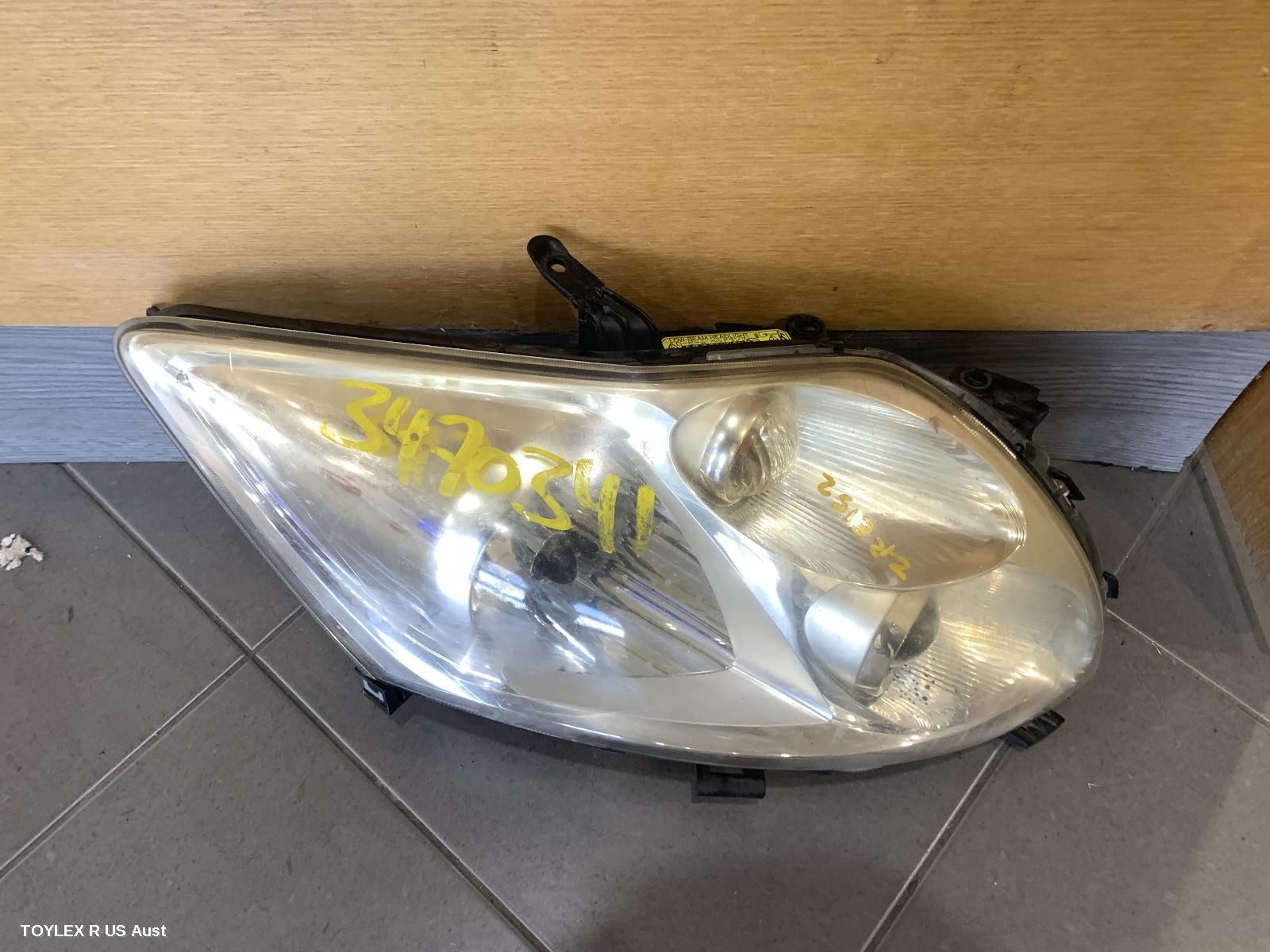 TOYOTA COROLLA 2008 Right Headlamp ZRE152R, HATCH, LEVIN TYPE, W/ GAS DISCHARGE, LENS# 12-507
