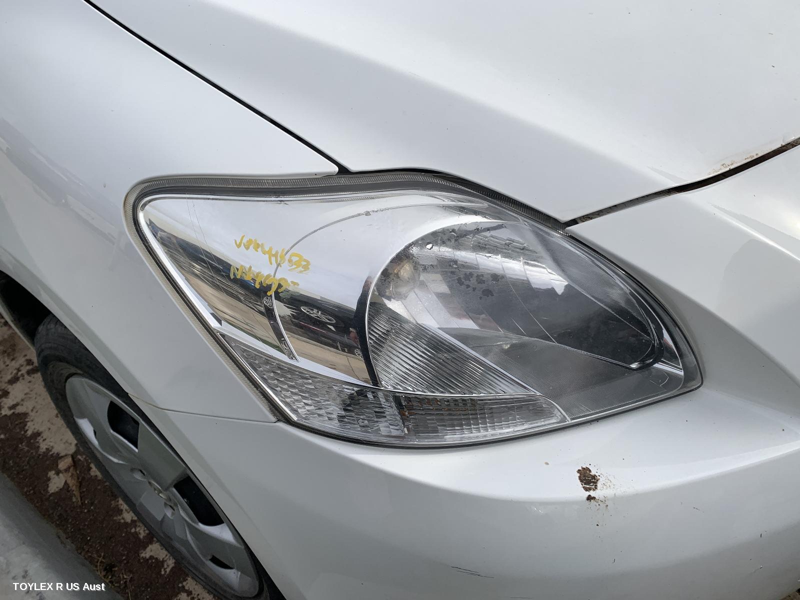 TOYOTA YARIS 2011 Right Headlamp NCP9#, SEDAN, NON HID, ELECT ADJ, LENS# 52163, 03/06-06/16 (AUS ONLY)