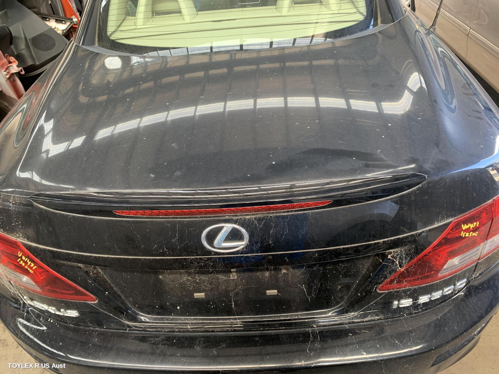 LEXUS IS250/IS250C 2009 Bootlid/Tailgate BOOTLID, IS250C, GSE20R, CABRIO, W/ REVERSE CAMERA TYPE