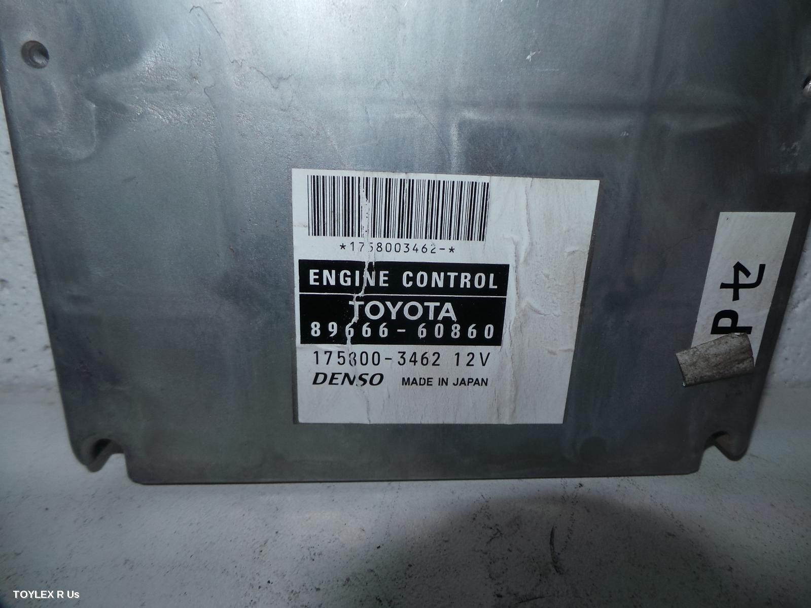TOYOTA PRADO 2004 Ecu ENGINE ECU, 3.0, 1KZ-TE, DIESEL, MANUAL, P/N 8966660860, ECU ONLY, 120 SERIES