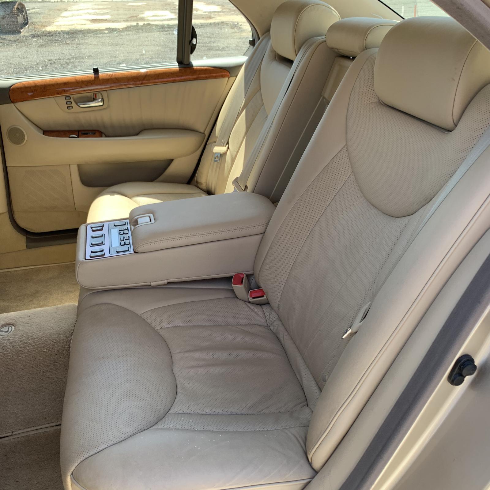 LEXUS LS430, 2nd Seat (Rear Seat), UCF30R 12/00-03/07