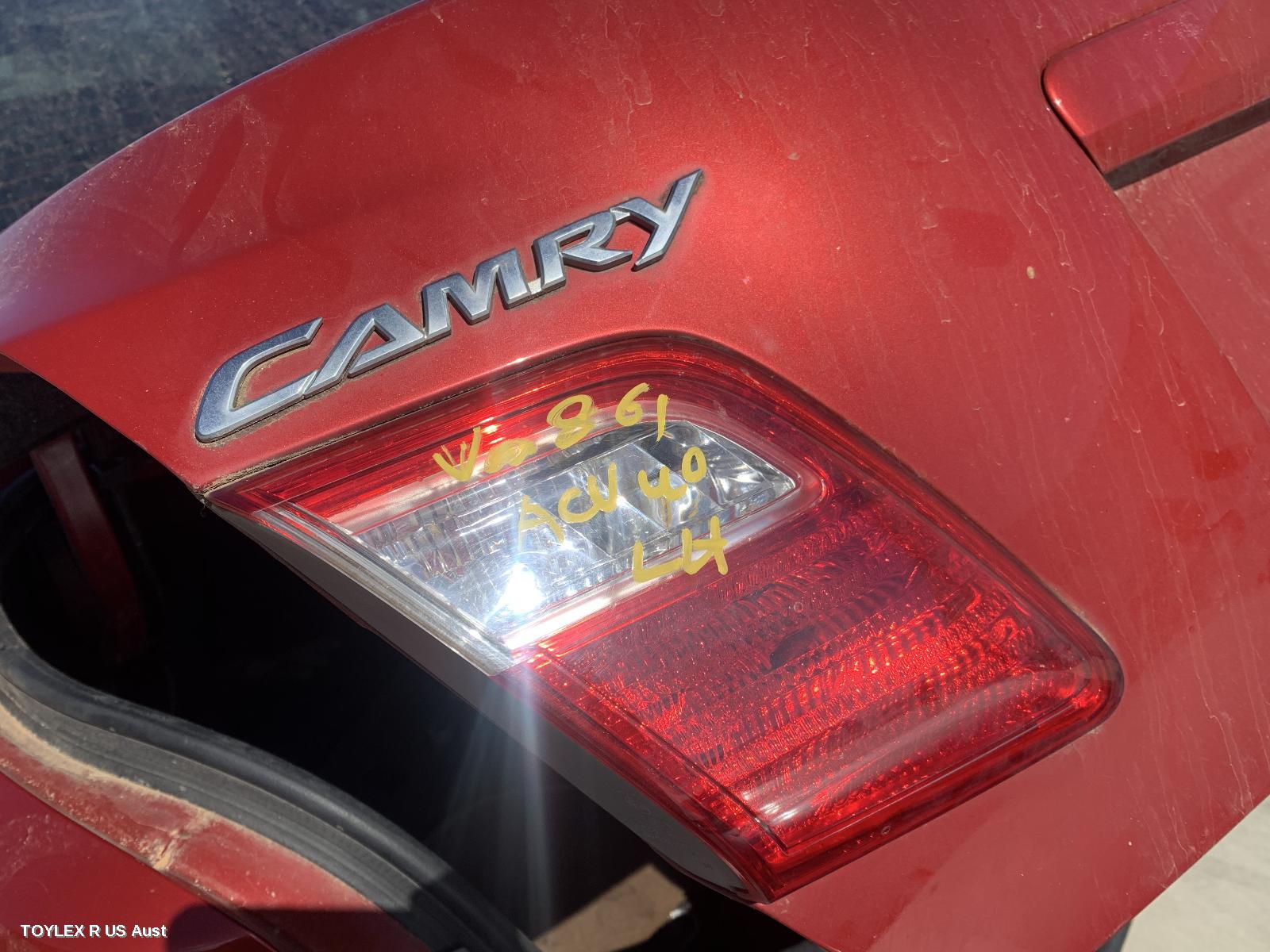 TOYOTA CAMRY 2007 Rear Garnish BOOTLID LAMP (LH SIDE), ACV40/SPORTIVO