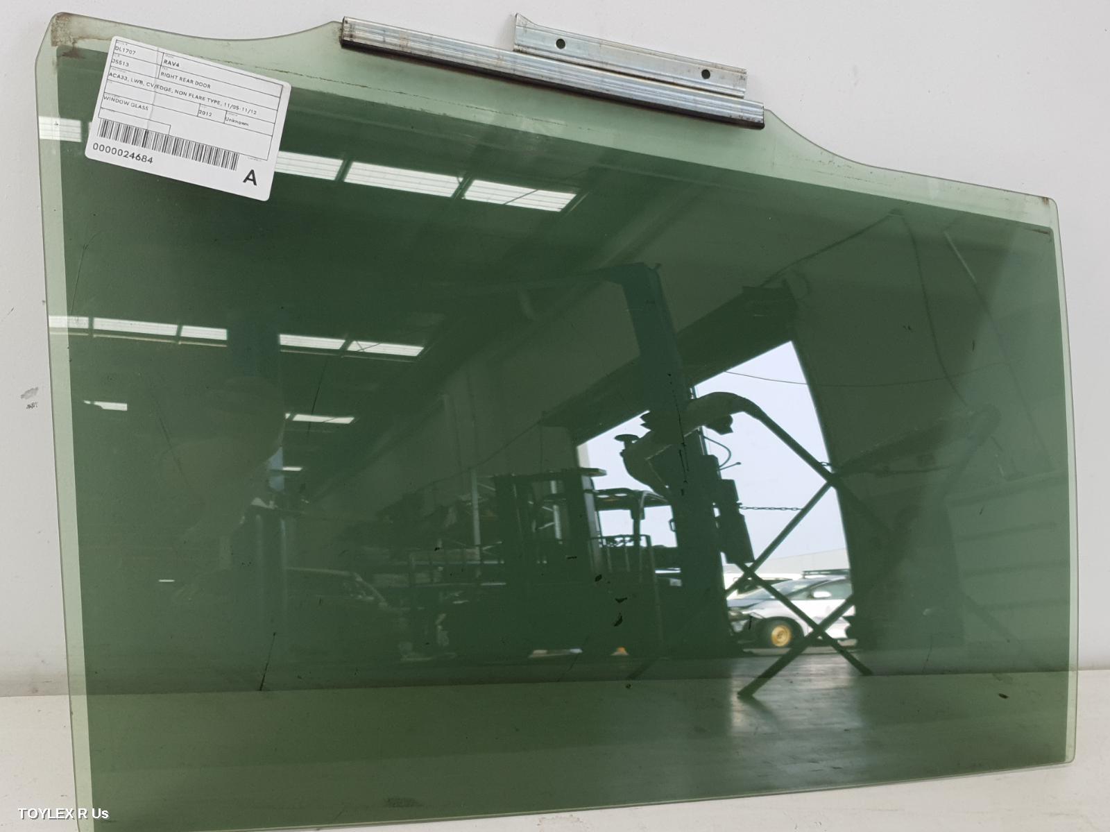 TOYOTA RAV4 2012 Right Rear Door Sliding ACA33, LWB, CV/EDGE, NON FLARE TYPE